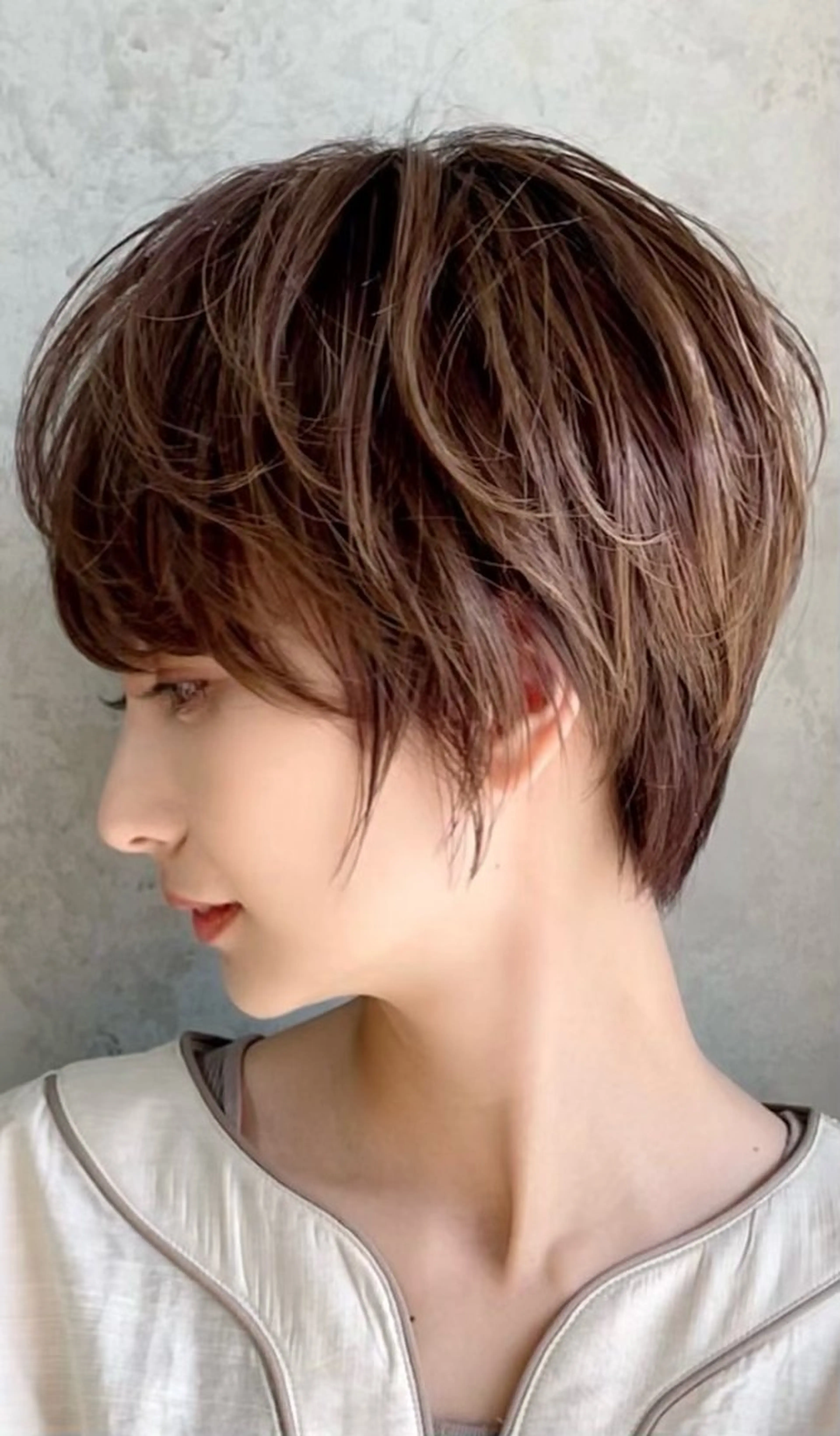 ショート カット パーマ ナチュラルショート ゆるふわ🌿高橋俊大のヘアスタイル