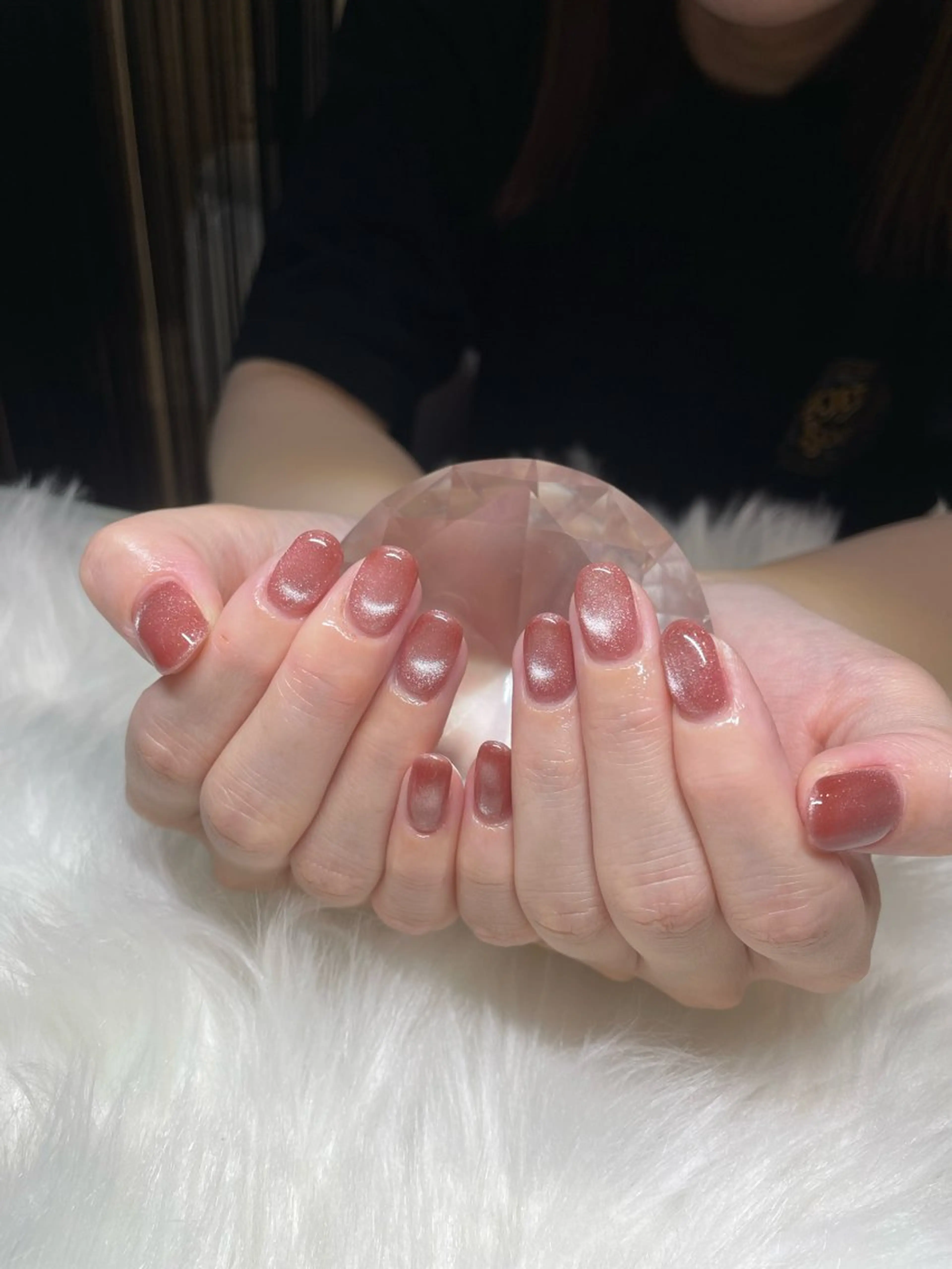ネイル キラキラネイル マグネットネイル ハンドネイル RAMU（らむ） 【cutill】のネイルデザイン