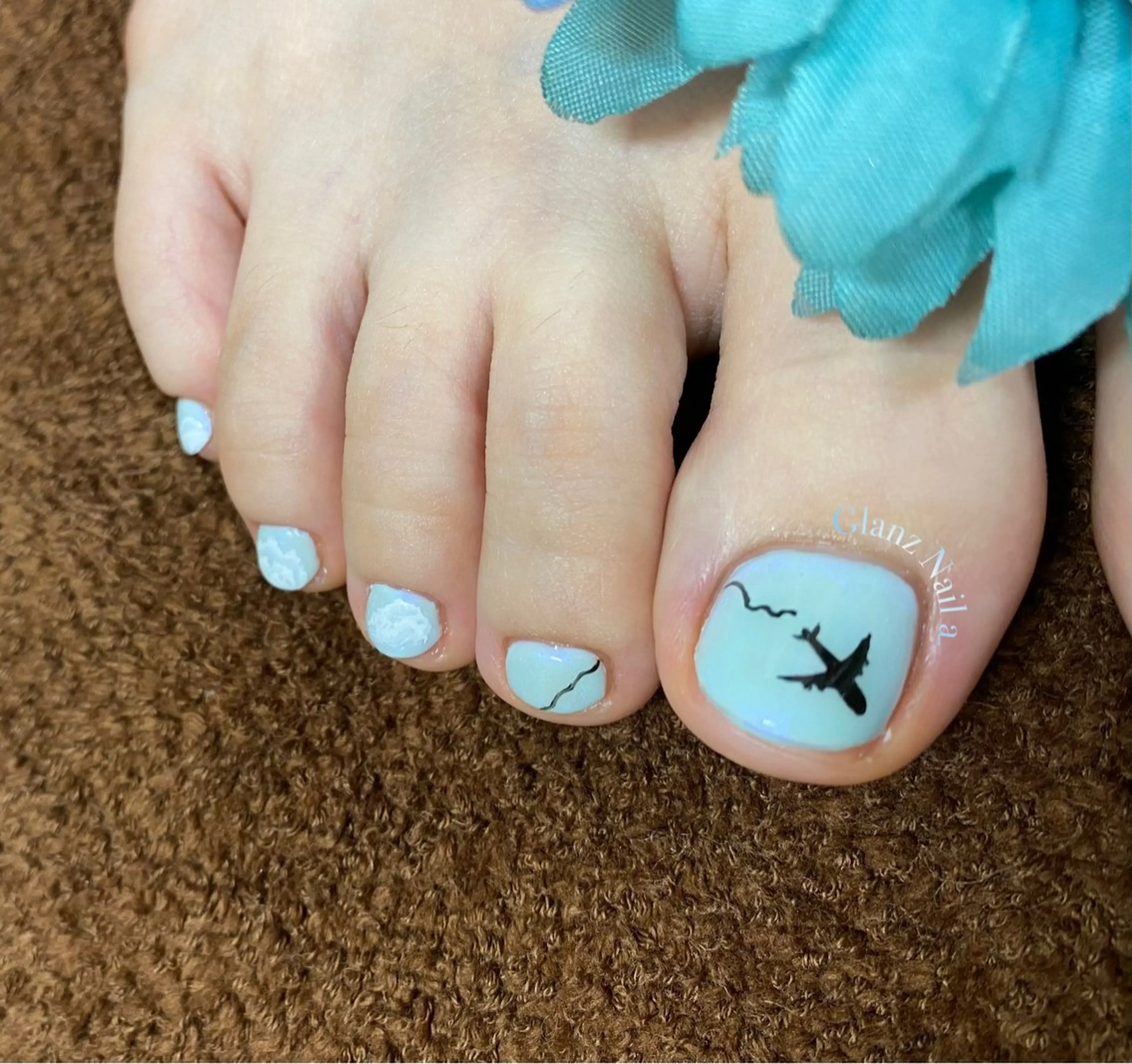 ネイル フットネイル Glanz  Nail aのネイルデザイン