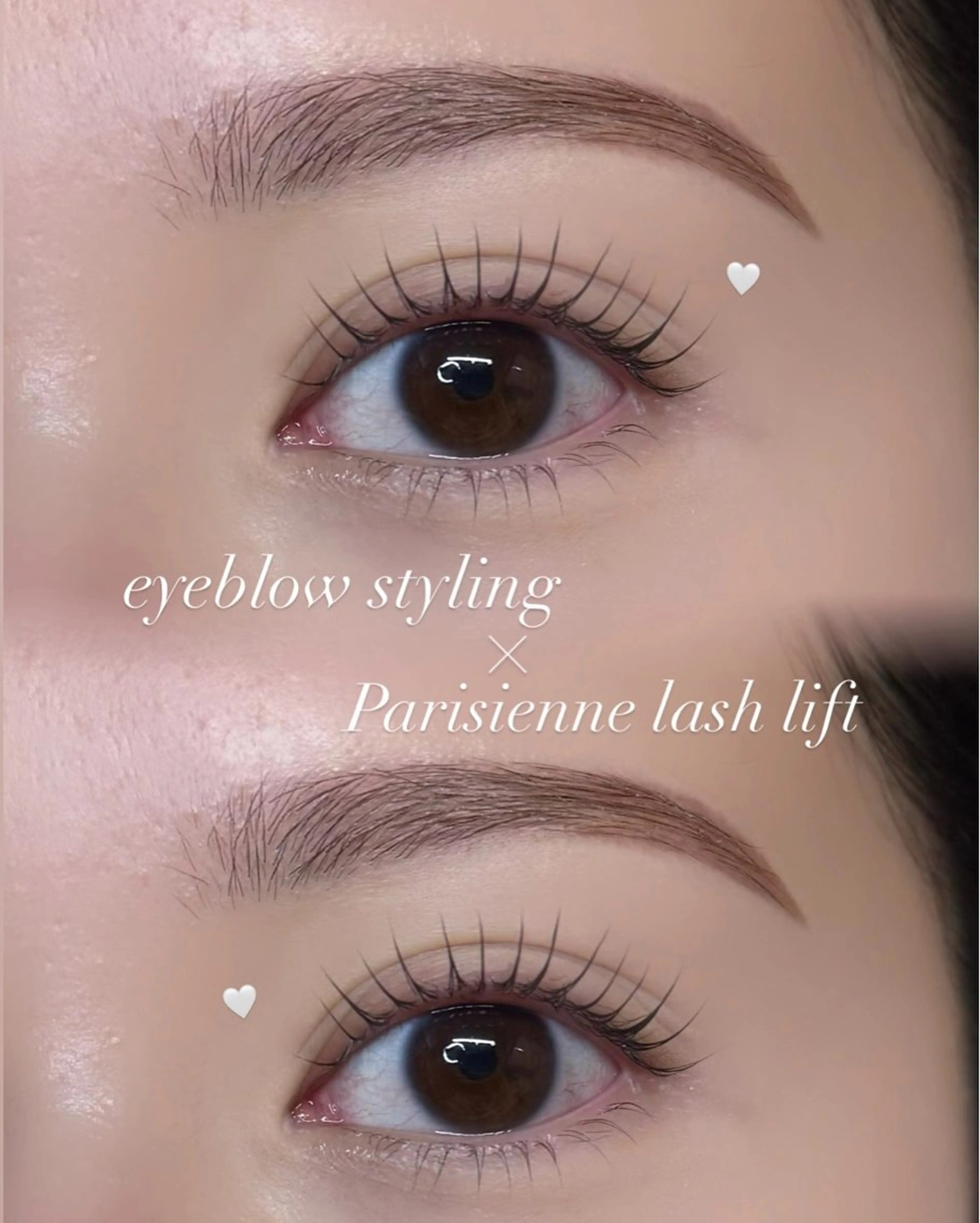 マツエク・マツパ パリジェンヌラッシュリフト une fleur MINORIのマツエク・マツパデザイン