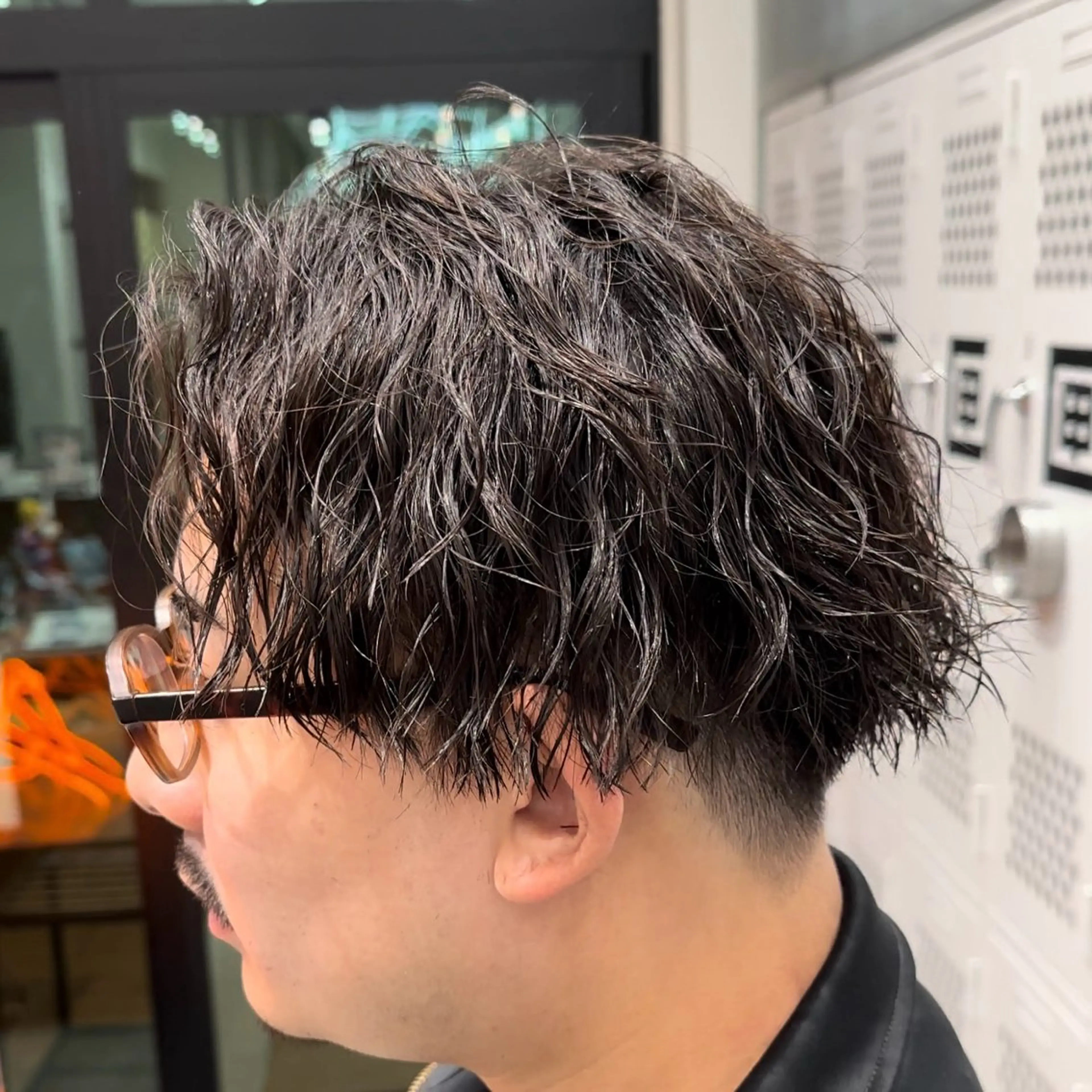 パーマ メンズ カット パーマ トリートメント 当日予約⭕️ fifth渋谷太田のヘアスタイル