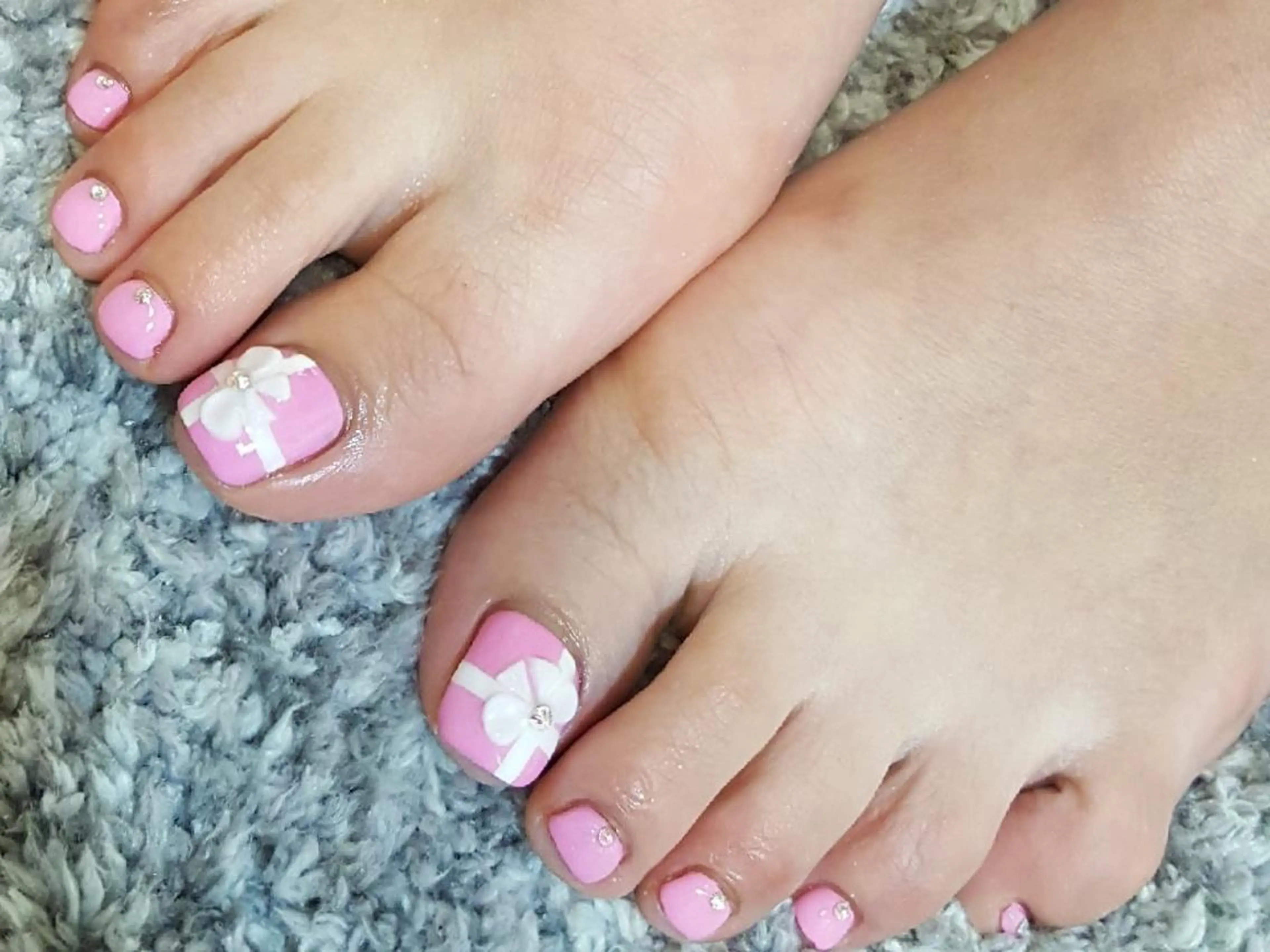 ネイル リボン 人気エリア💖完全個室【ルリエ】所属・ネイルサロン Lelienルリエのネイルデザイン