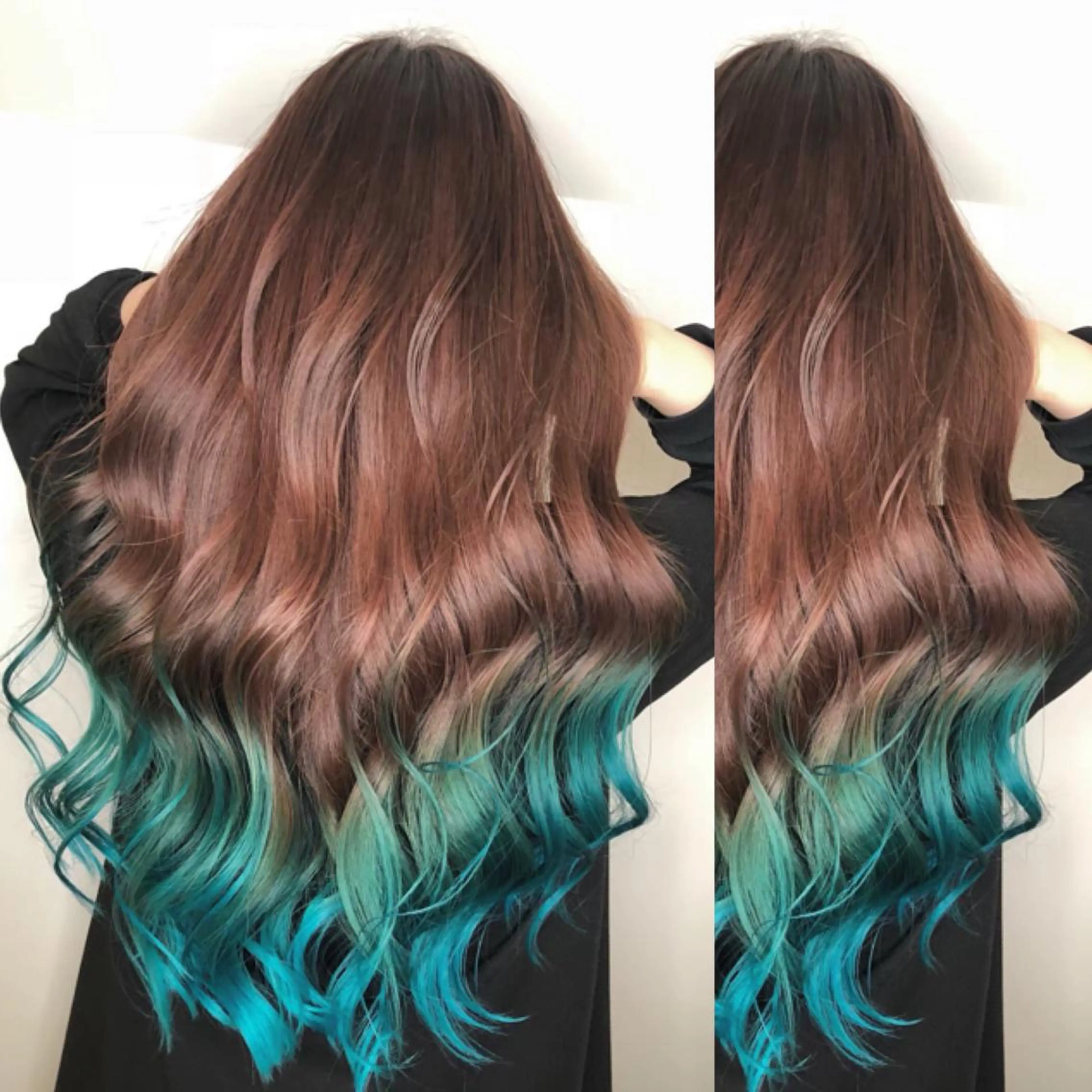 ロング カラー ヘアアレンジ 🦋韓国ヘア 坂本 菜摘🦋のヘアスタイル