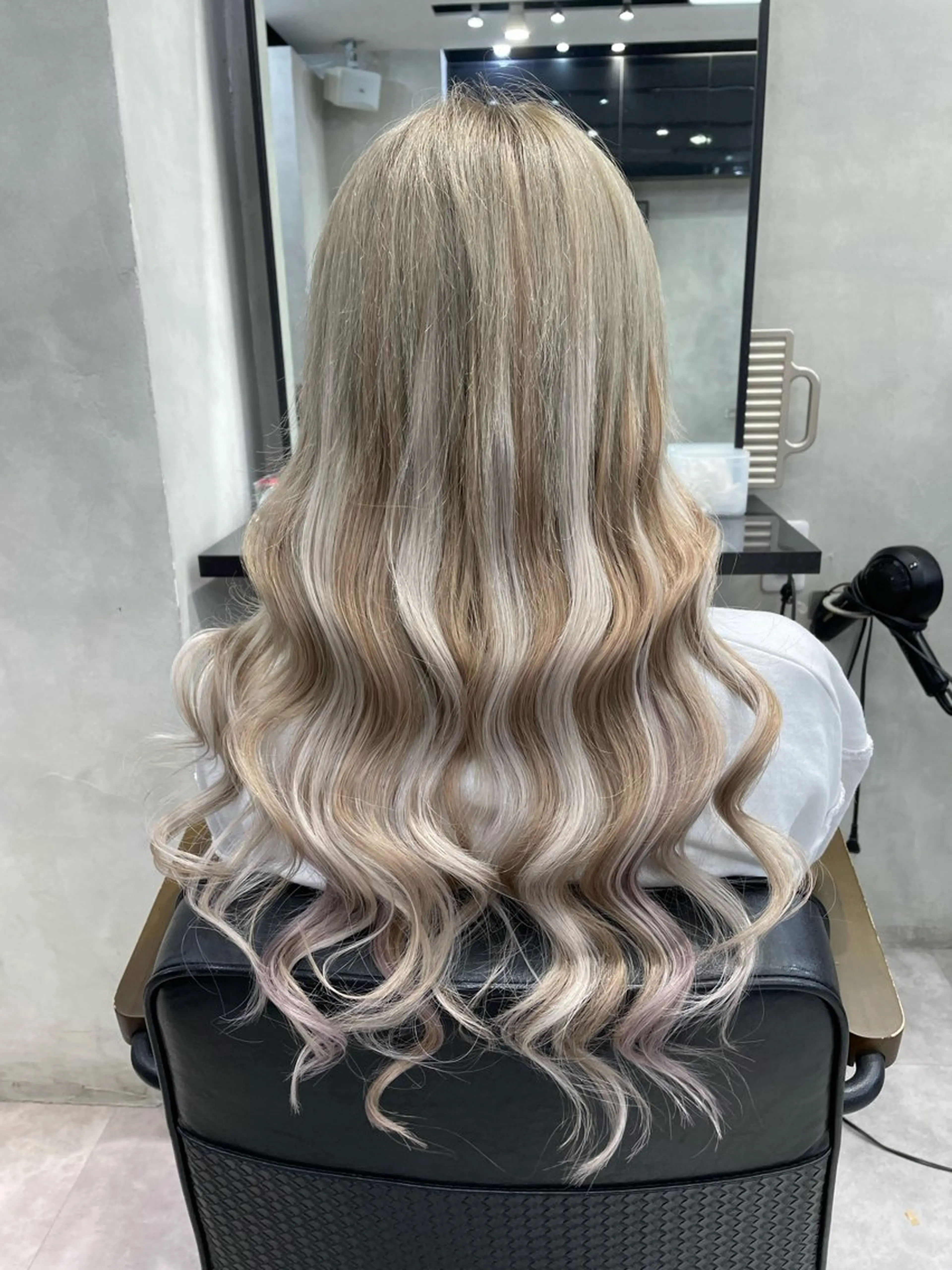 ロング エクステ ヨシンモリ 韓国風ヘア トリートメント ヘアカラー トリートメント 👑最高峰エクステ 👑新宿/タイセイのヘアスタイル
