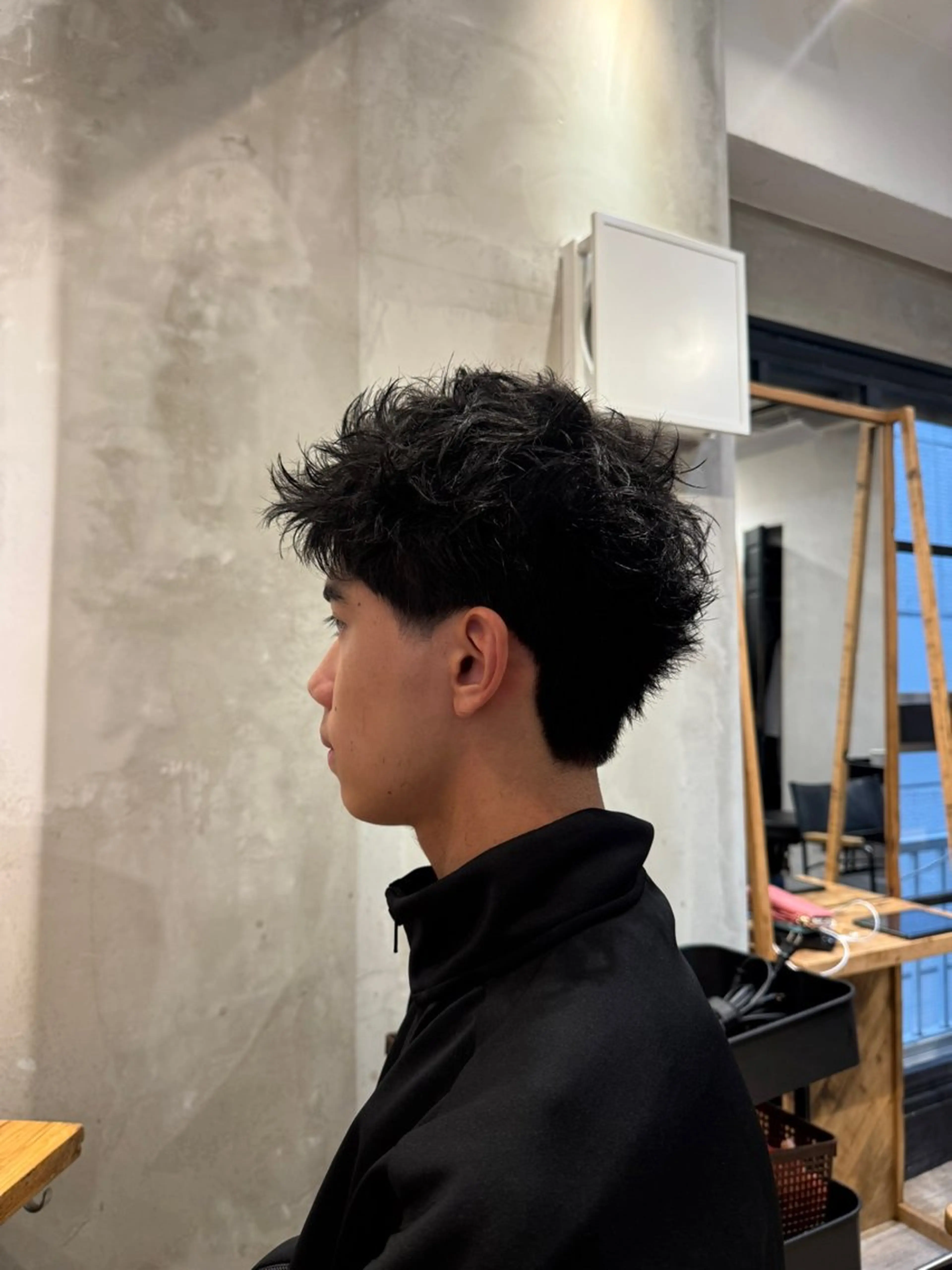 ショート パーマ メンズ メンズパーマ スパイキーショート ショートヘア カット パーマ heavenly by HAVANA新宿所属・メンズショート/ピン パーマ/新宿/フウガのヘアスタイル