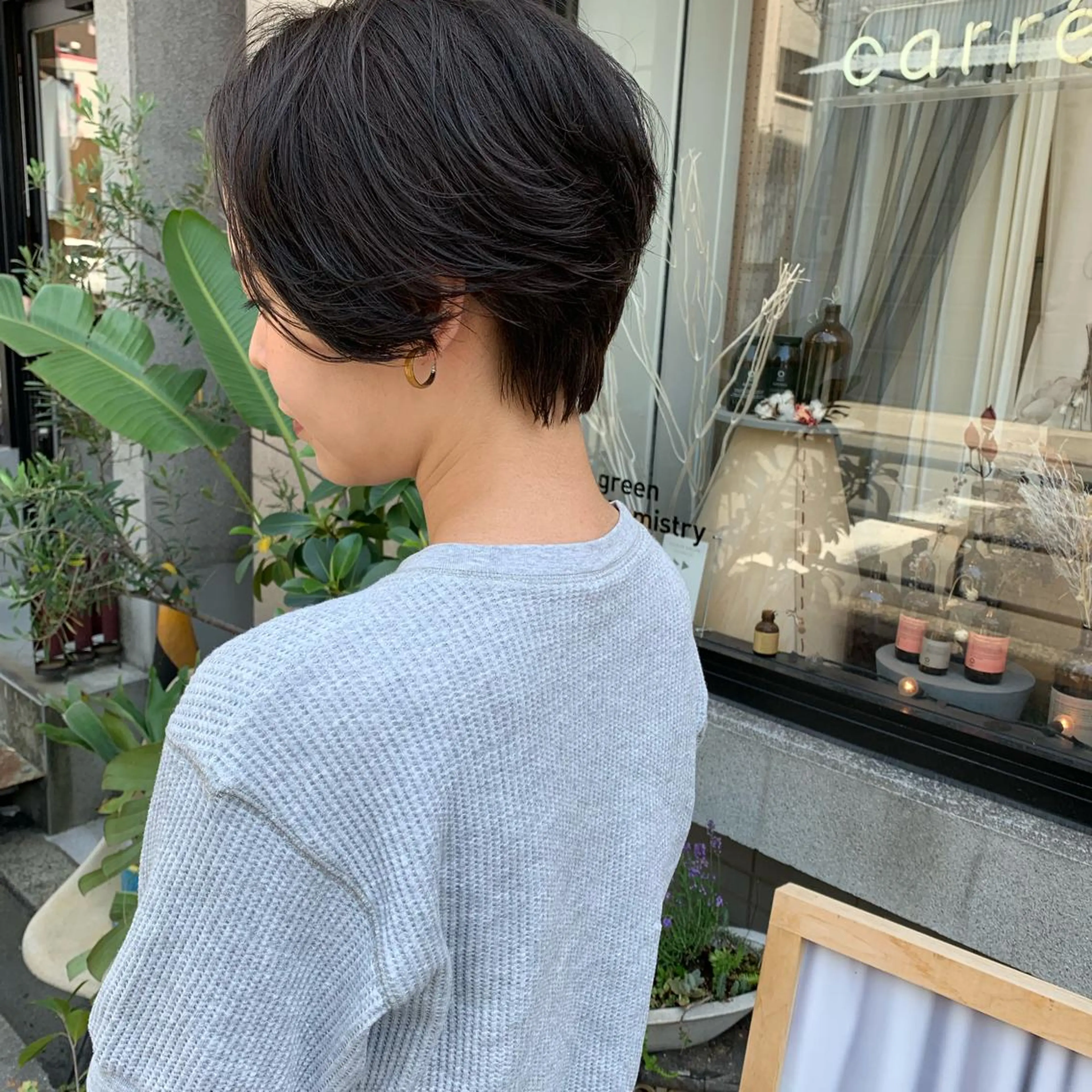 ショート 艶髪color💎髪 質改善ストレート大吉のヘアスタイル