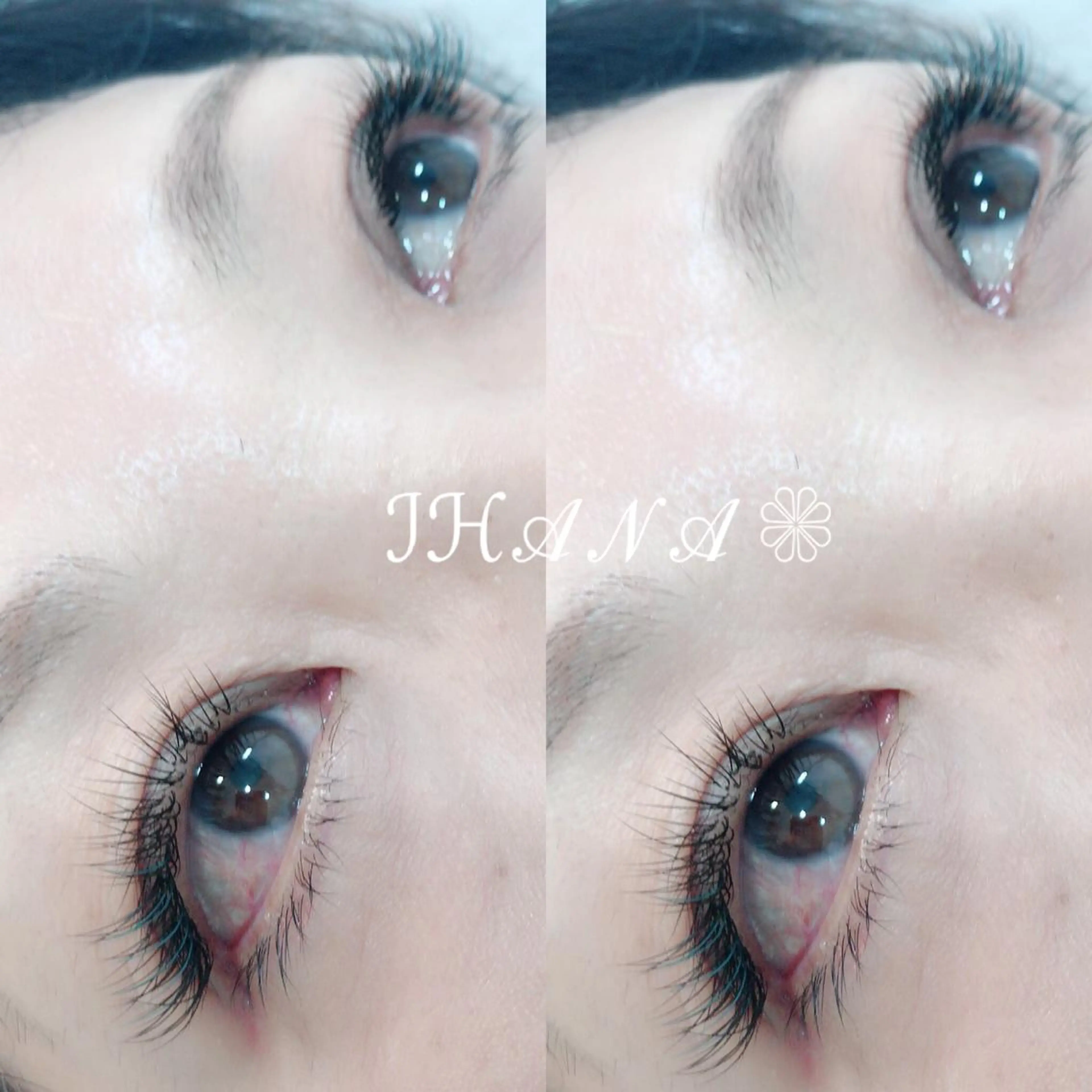 マツエク・マツパ Cカール カラーマツエク 目尻長め IHANA ❁ イハナのマツエク・マツパデザイン