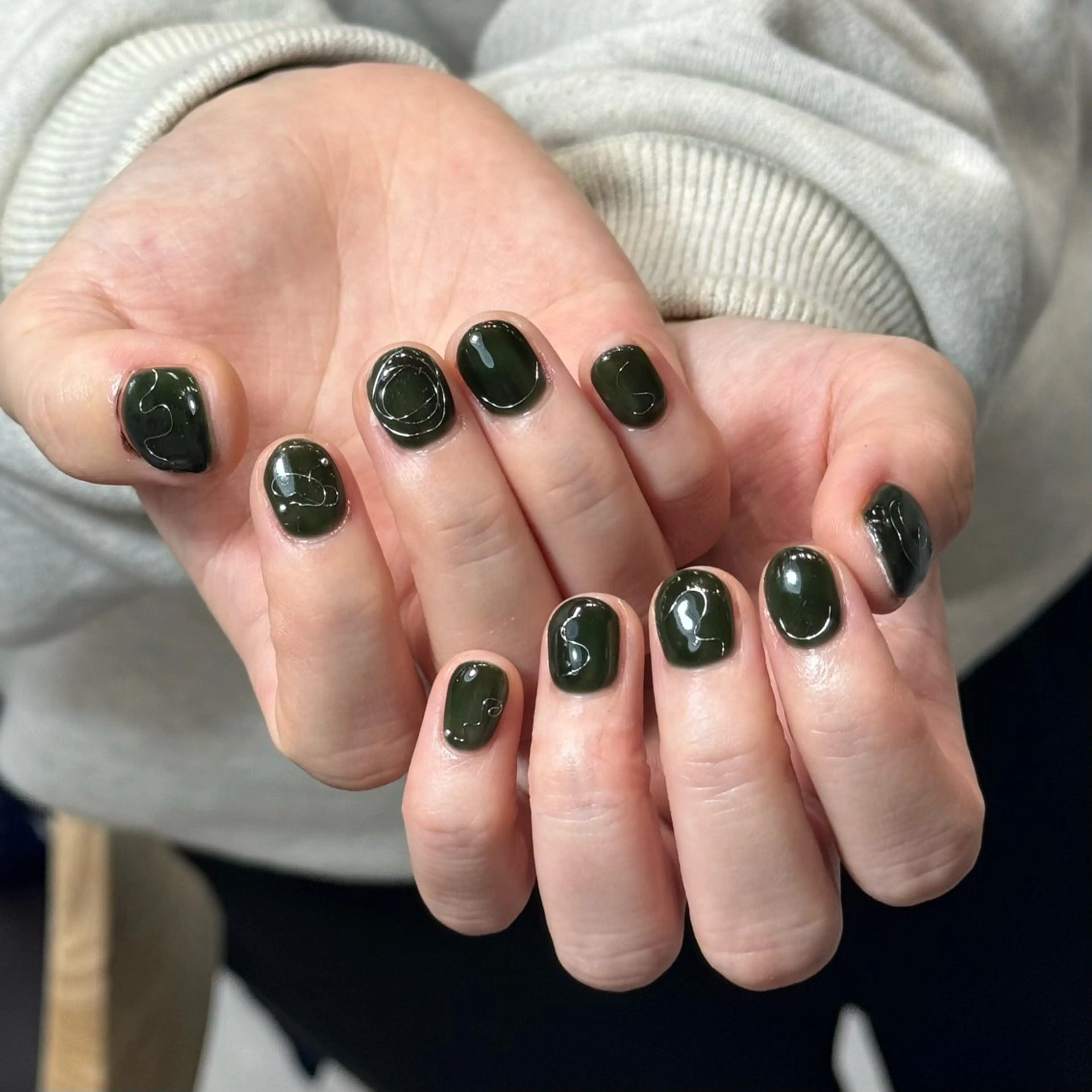 ネイル ワンカラーネイル ハンドネイル Momoka ネイリスト福岡/薬院のネイルデザイン