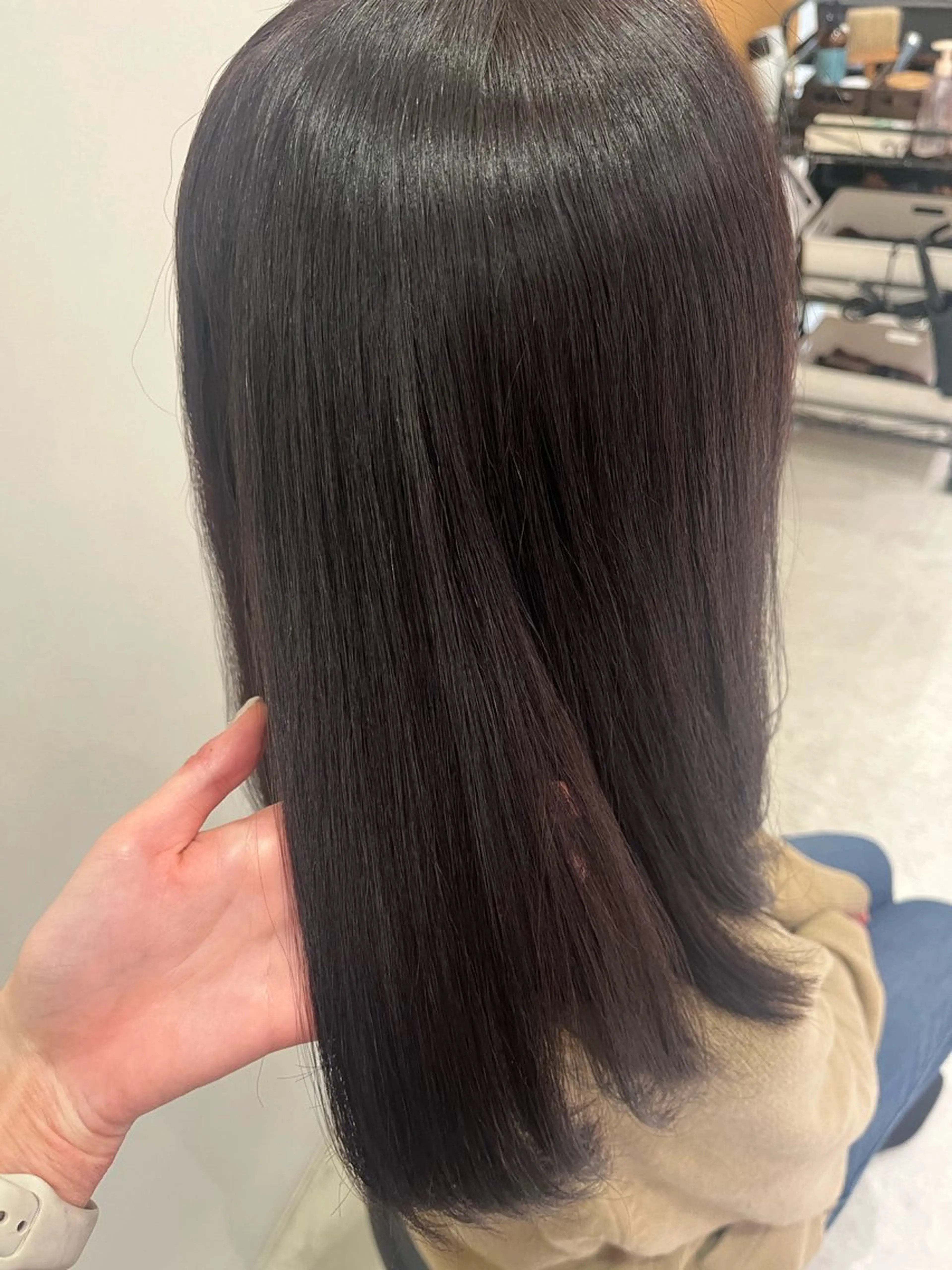 セミロング ramphy 加藤 美羽のヘアスタイル