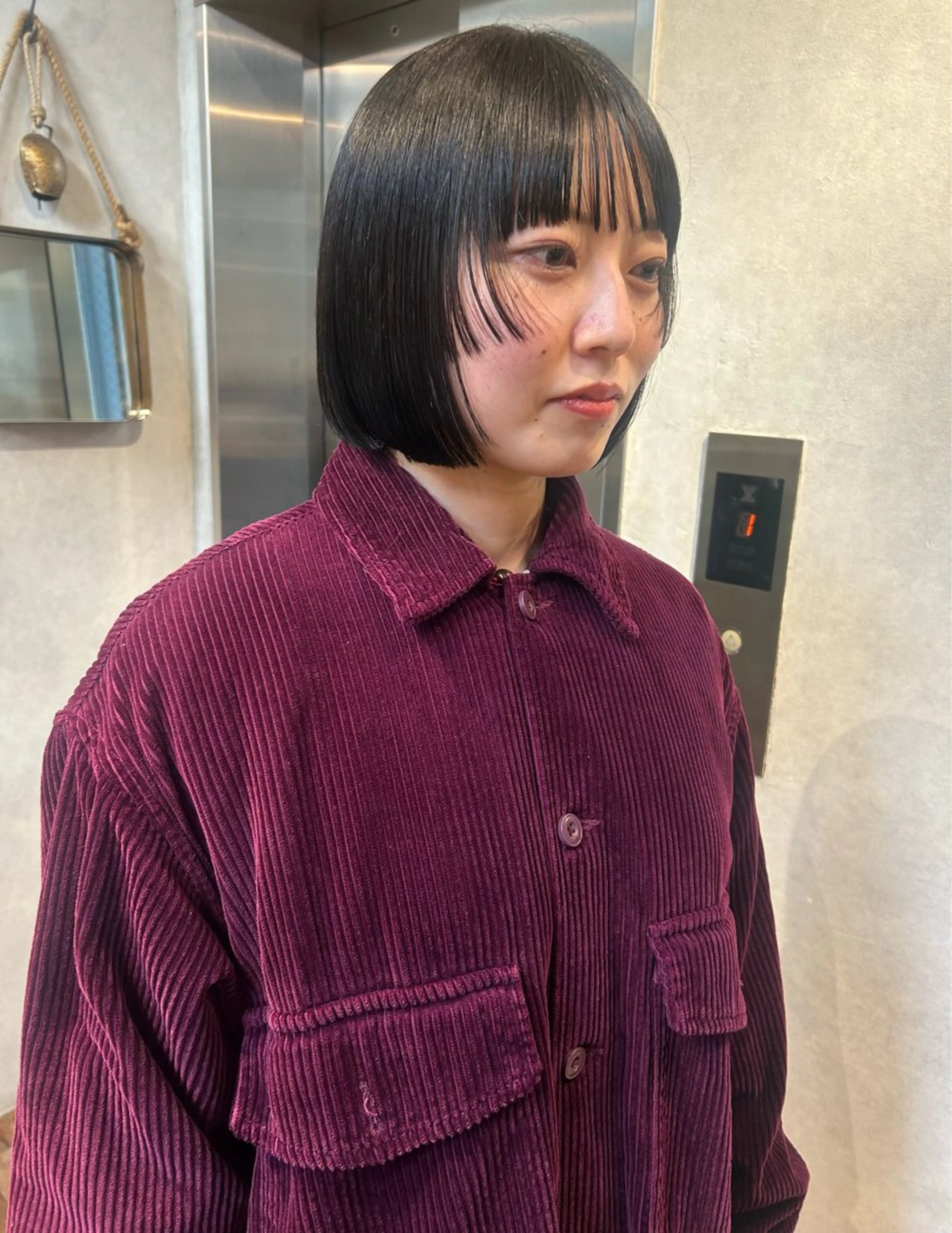 ショート ボブレイヤー ボブ レイヤーカット December渋谷所属・無料カットモデル募集 / 涼 乃のヘアスタイル