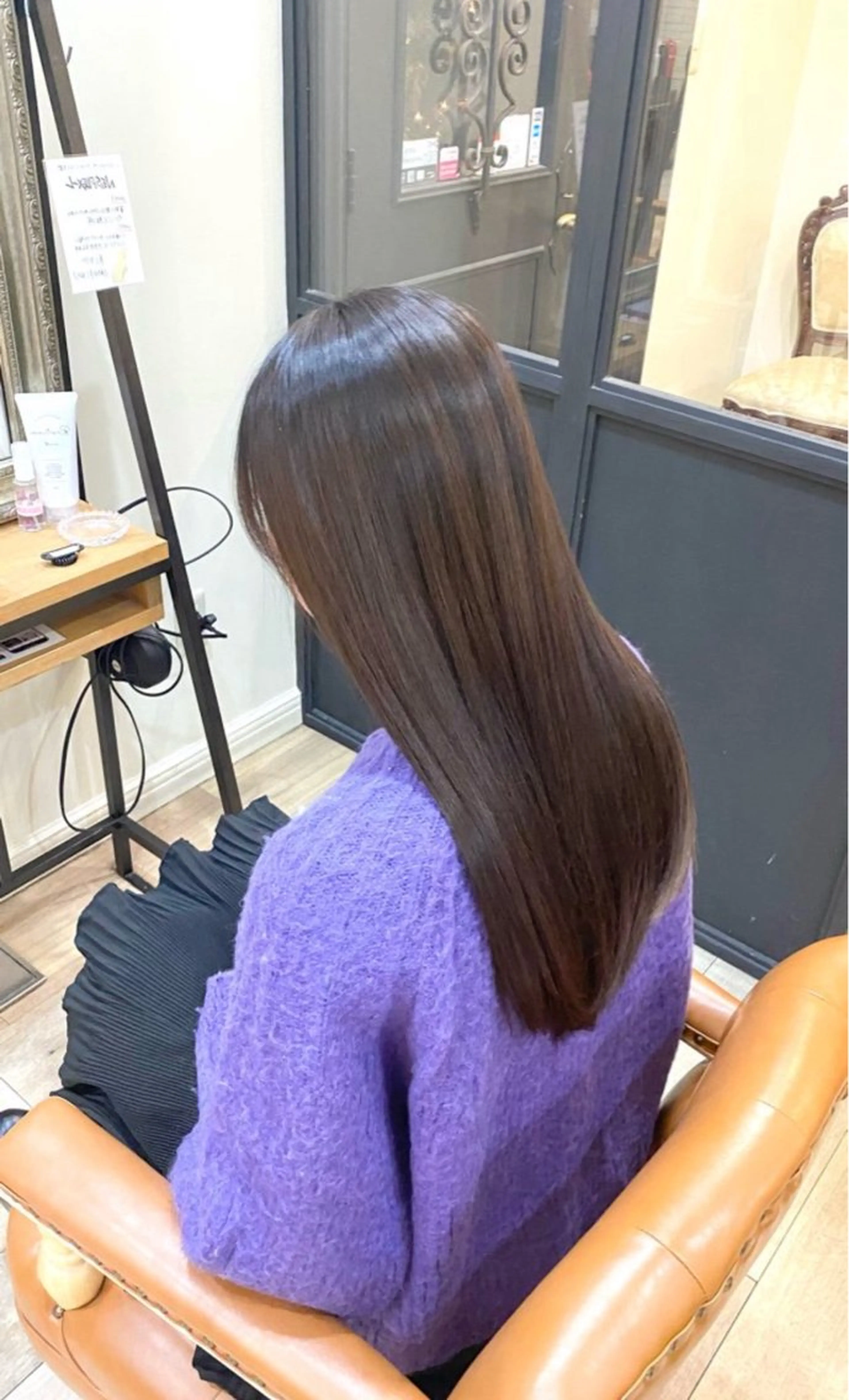 ロング カラー 松尾 遥花のヘアスタイル