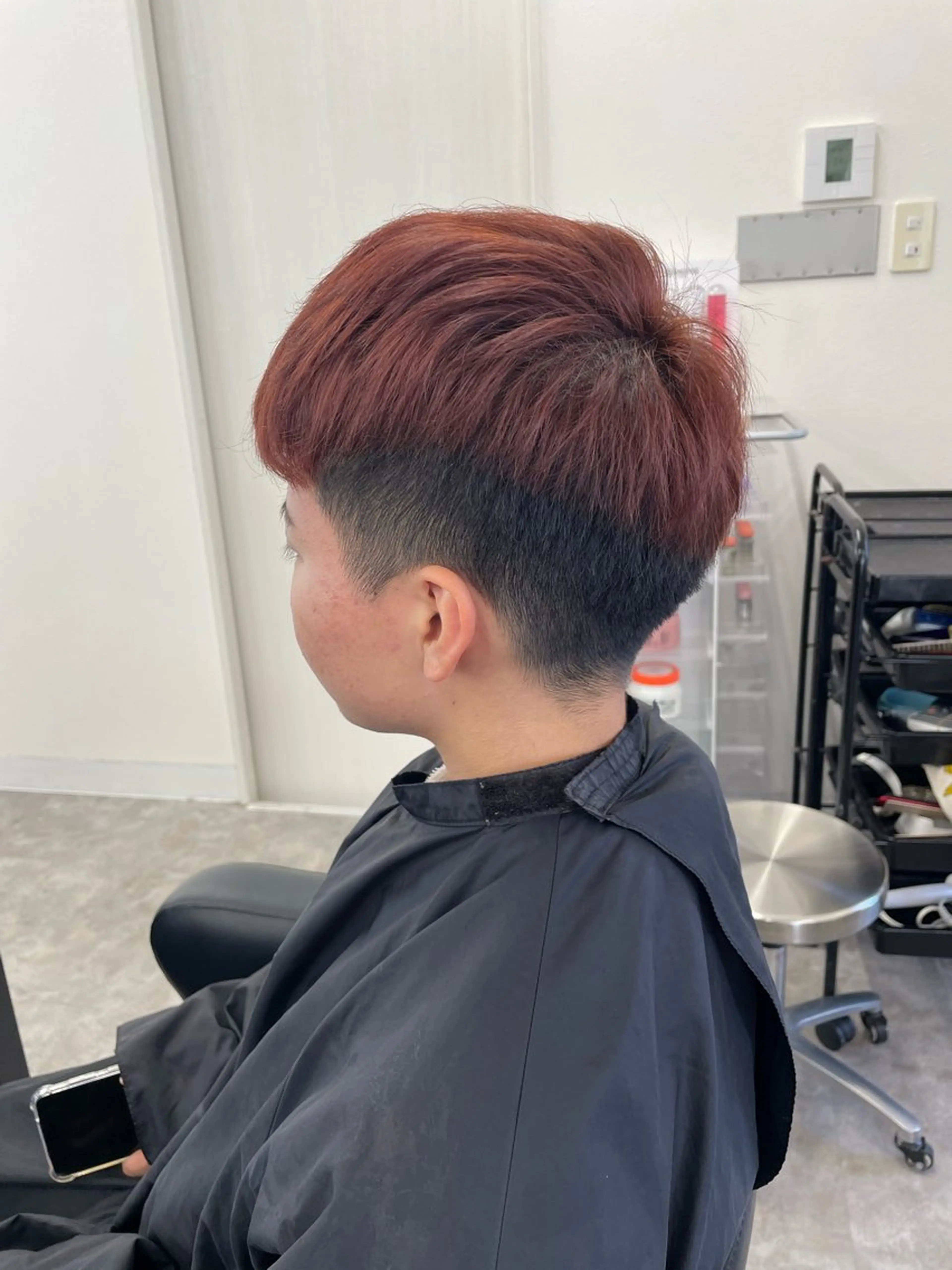 ショート カラー ブリーチ ダブルカラー ブリーチなしカラー ピンクカラー レッドカラー LOBY浦添店所属・LOBY浦添店 NABEのその他イメージ