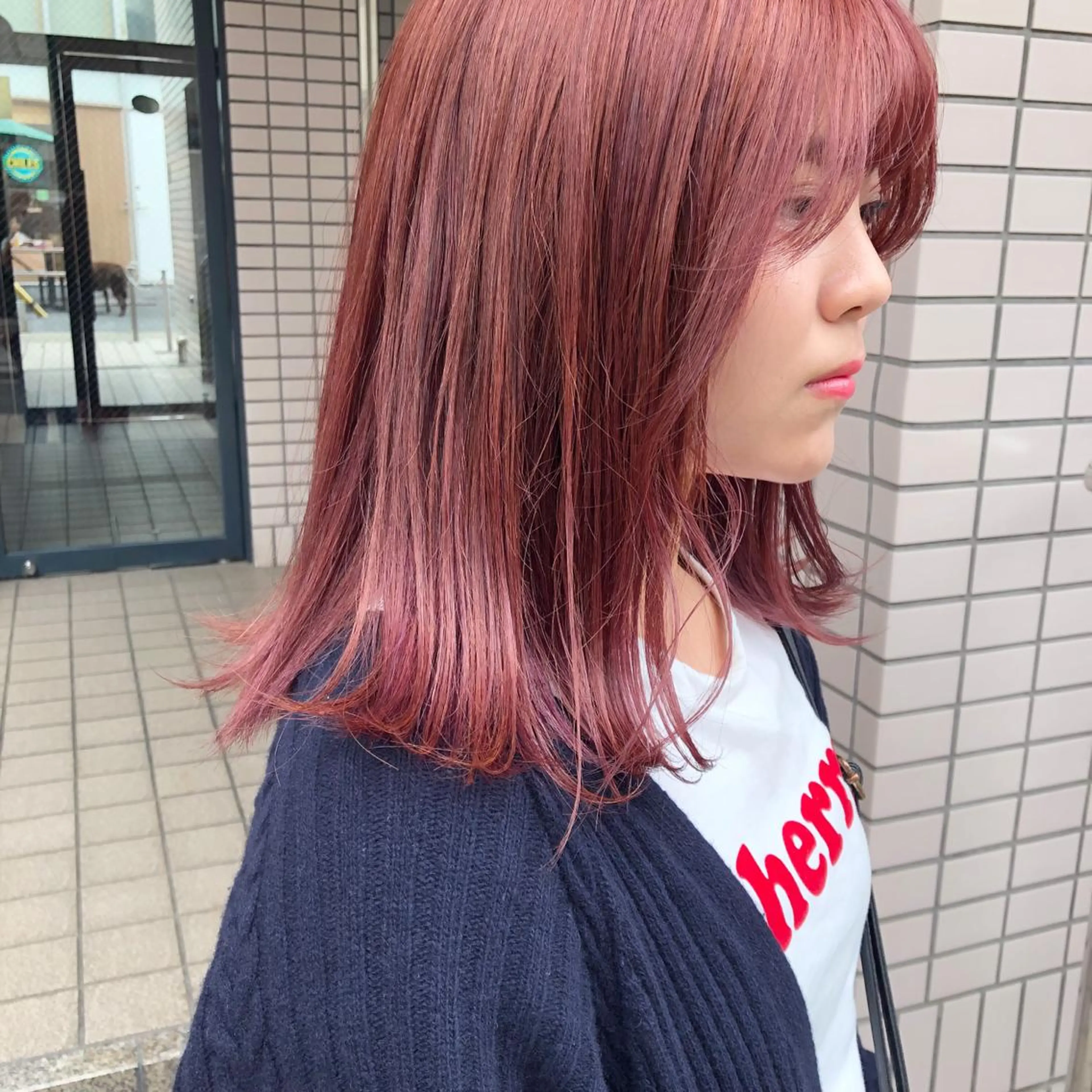 セミロング カラー パーマ ヘアアレンジ メンズ ネイル マツエク・マツパ ピンクカラー カラーマツエク ピンク レイヤーカット指名 No.1💖マユカのヘアスタイル
