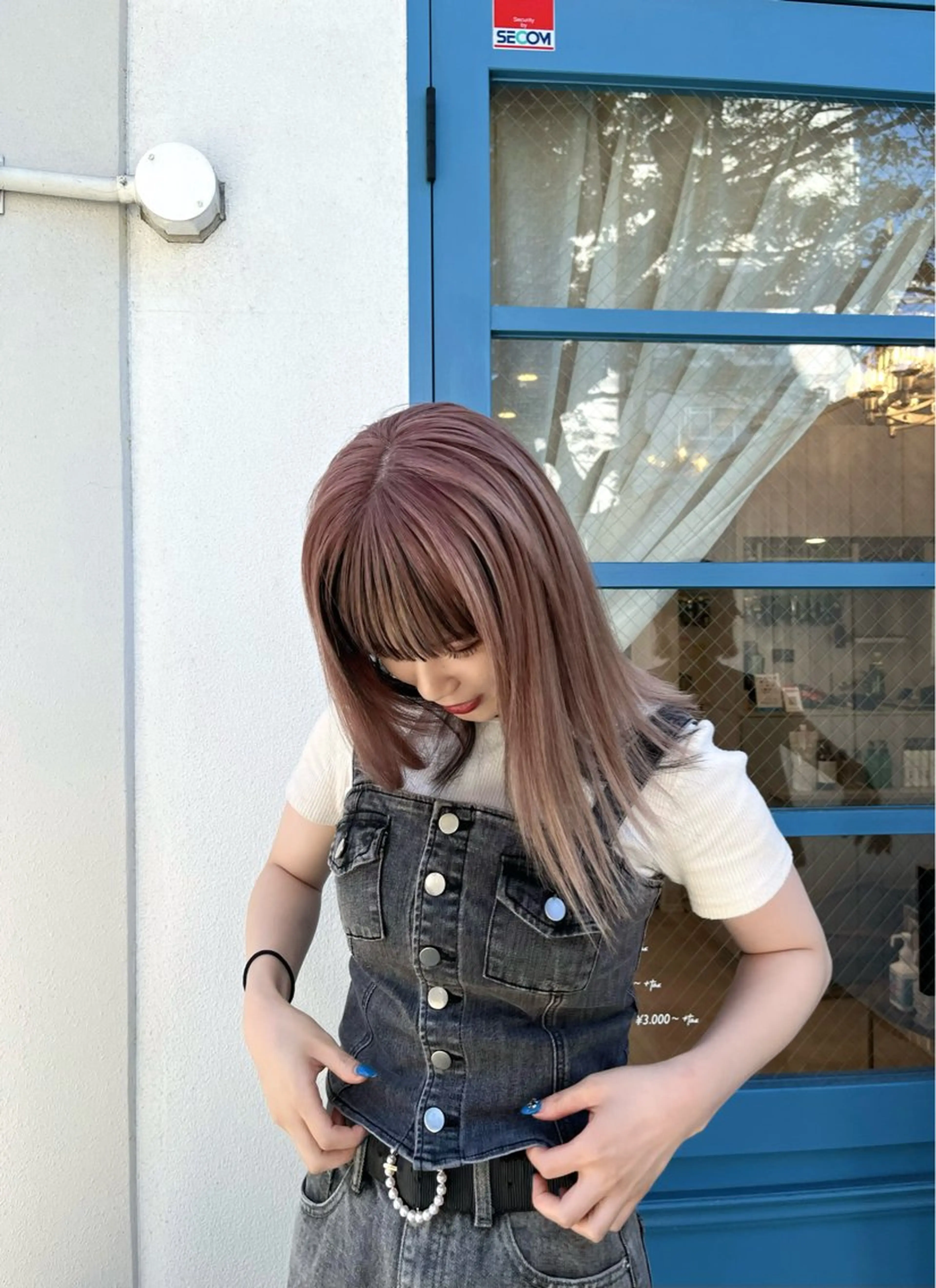 ミディアム カラー 中川 もえか【明石】のヘアスタイル