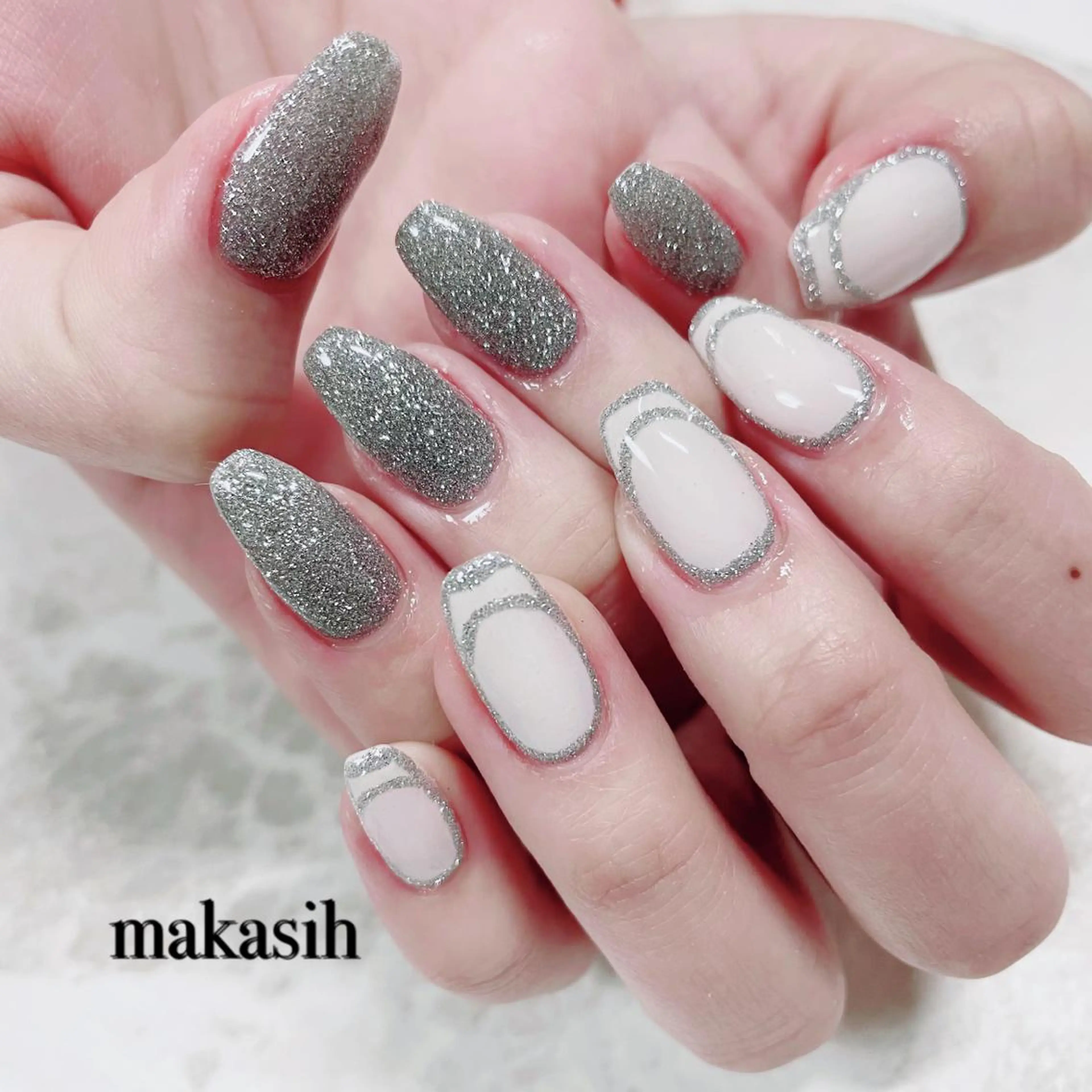 ネイル フラッシュネイル キラキラネイル 濱田 美菜子のエステ・リラクイメージ