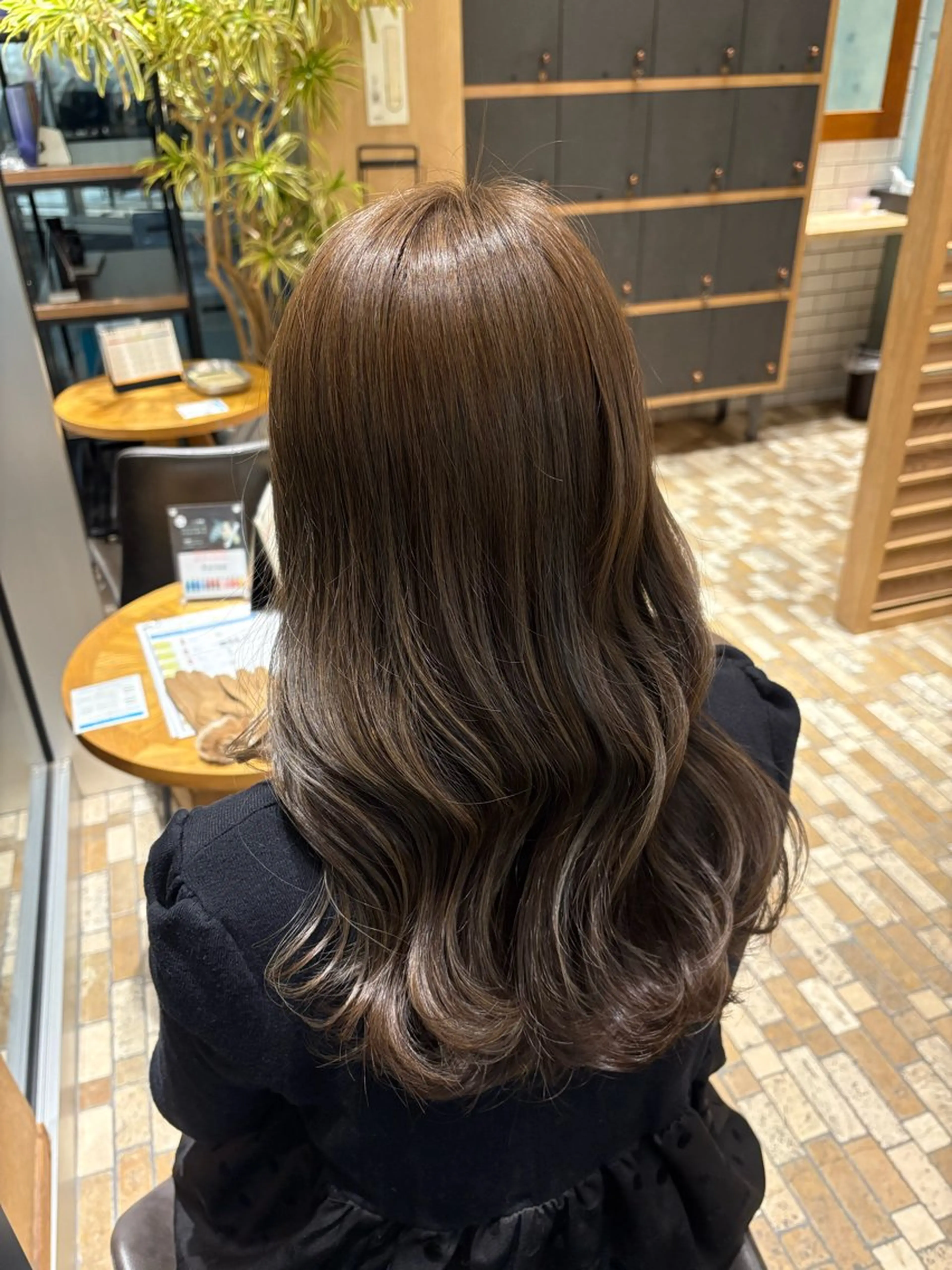 セミロング カット ヘアカラー トリートメント Lolonois 森ノ宮/RINのヘアスタイル
