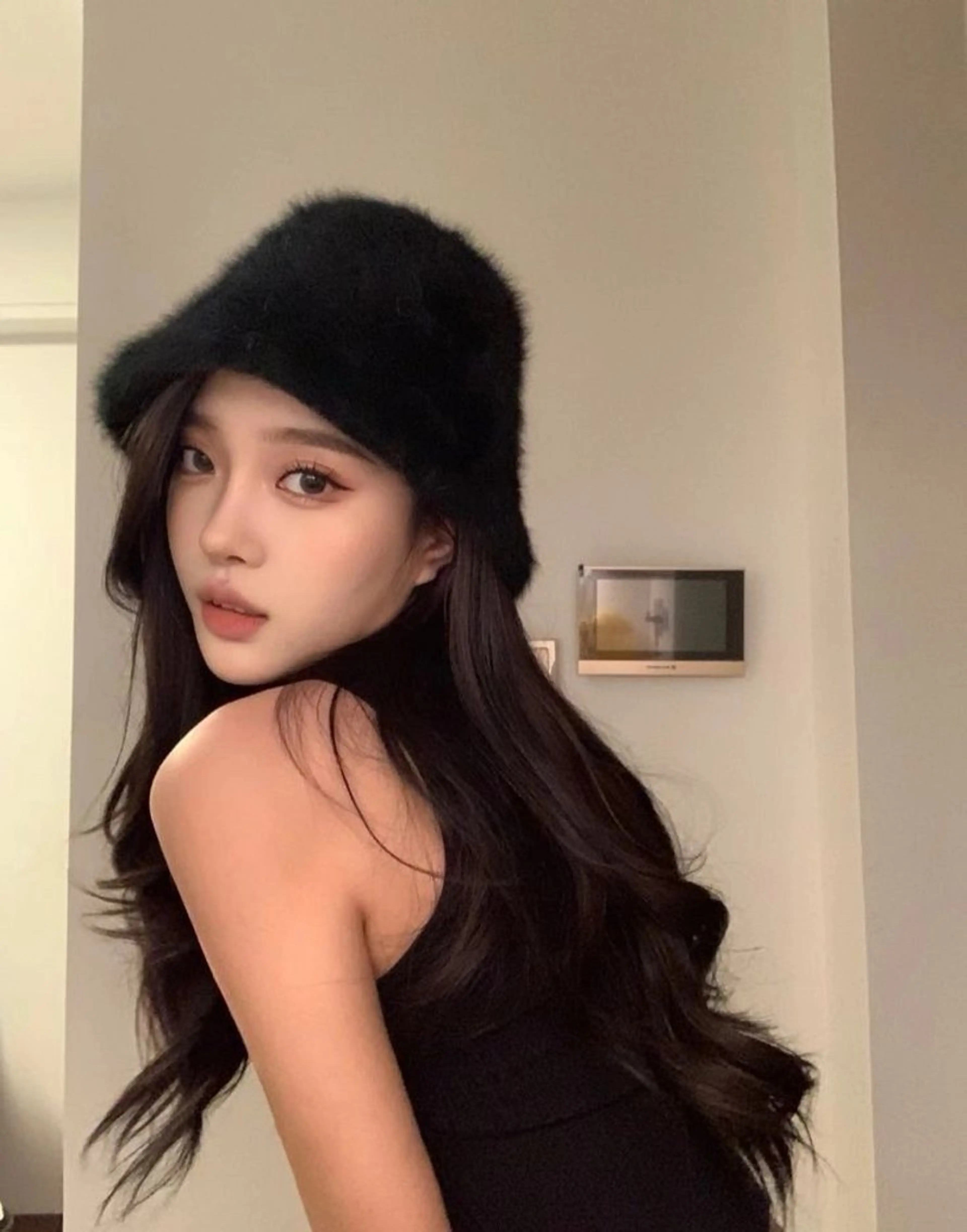 ロング カラー カット ヘアカラー 韓国風暗髪ヘア🤍 🫧MIREIのヘアスタイル