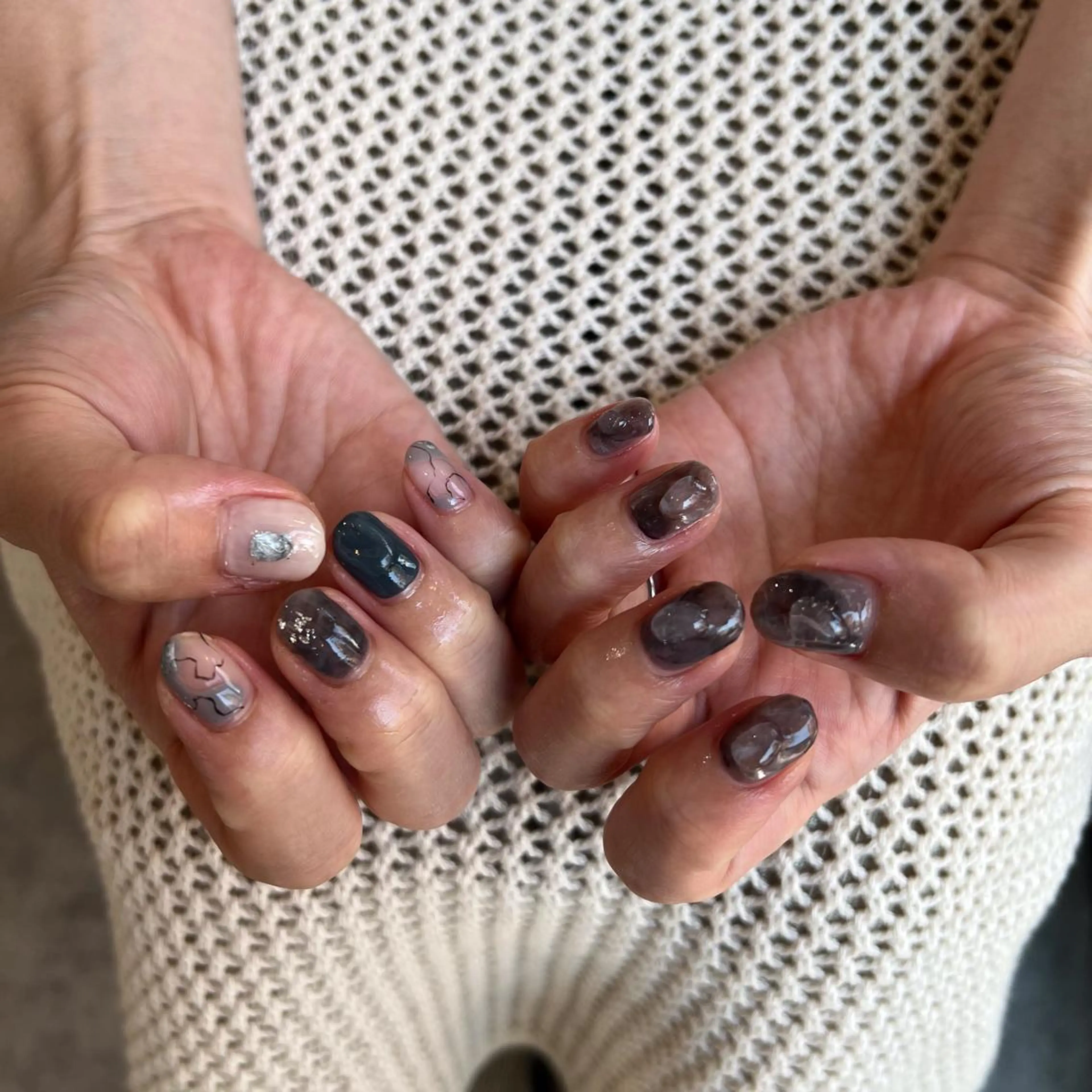 ネイル ニュアンスネイル パラジェル登録サロン N°nail 立川のネイルデザイン