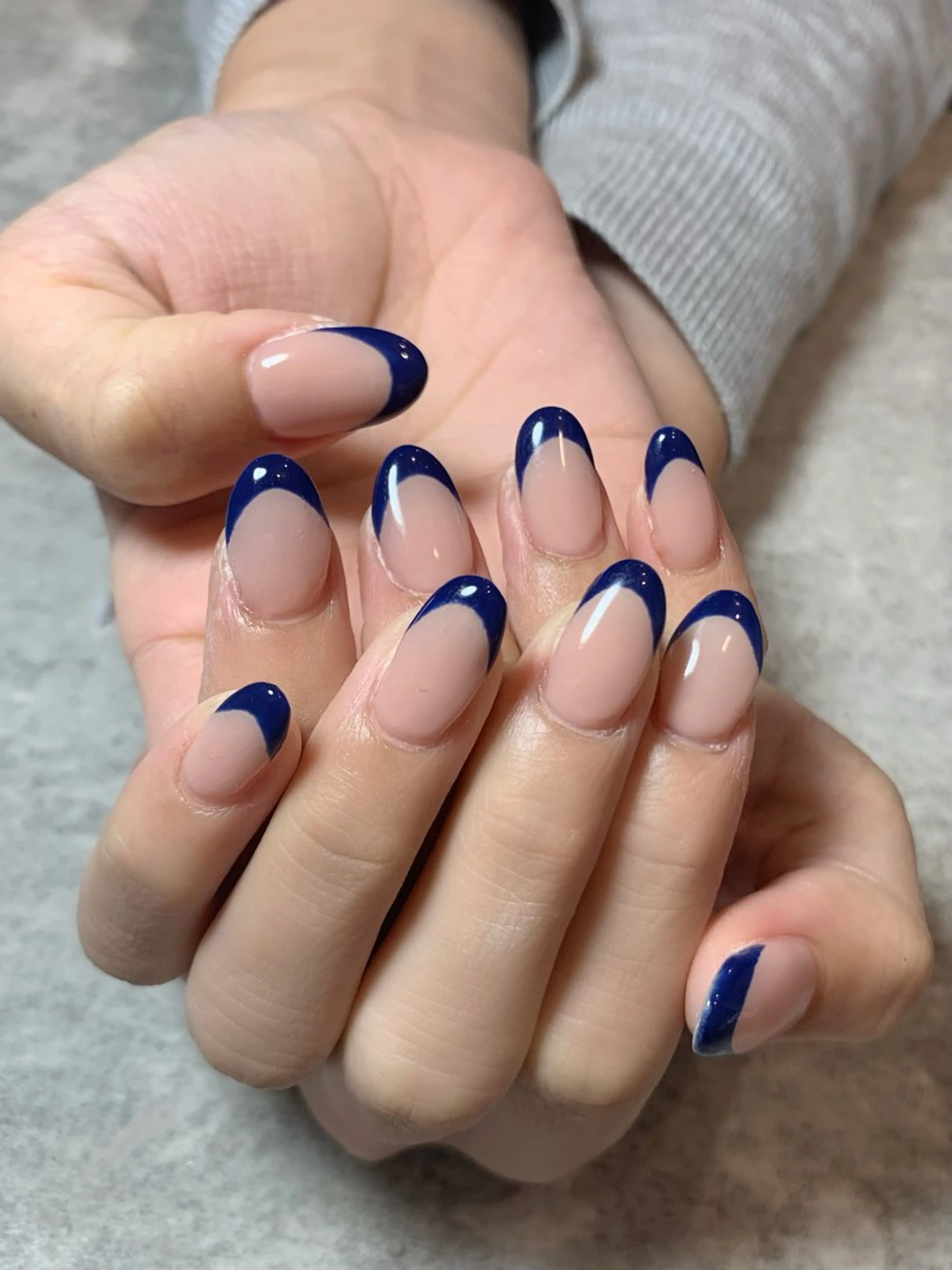 ネイル フレンチネイル ANEMONA NIHOのネイルデザイン