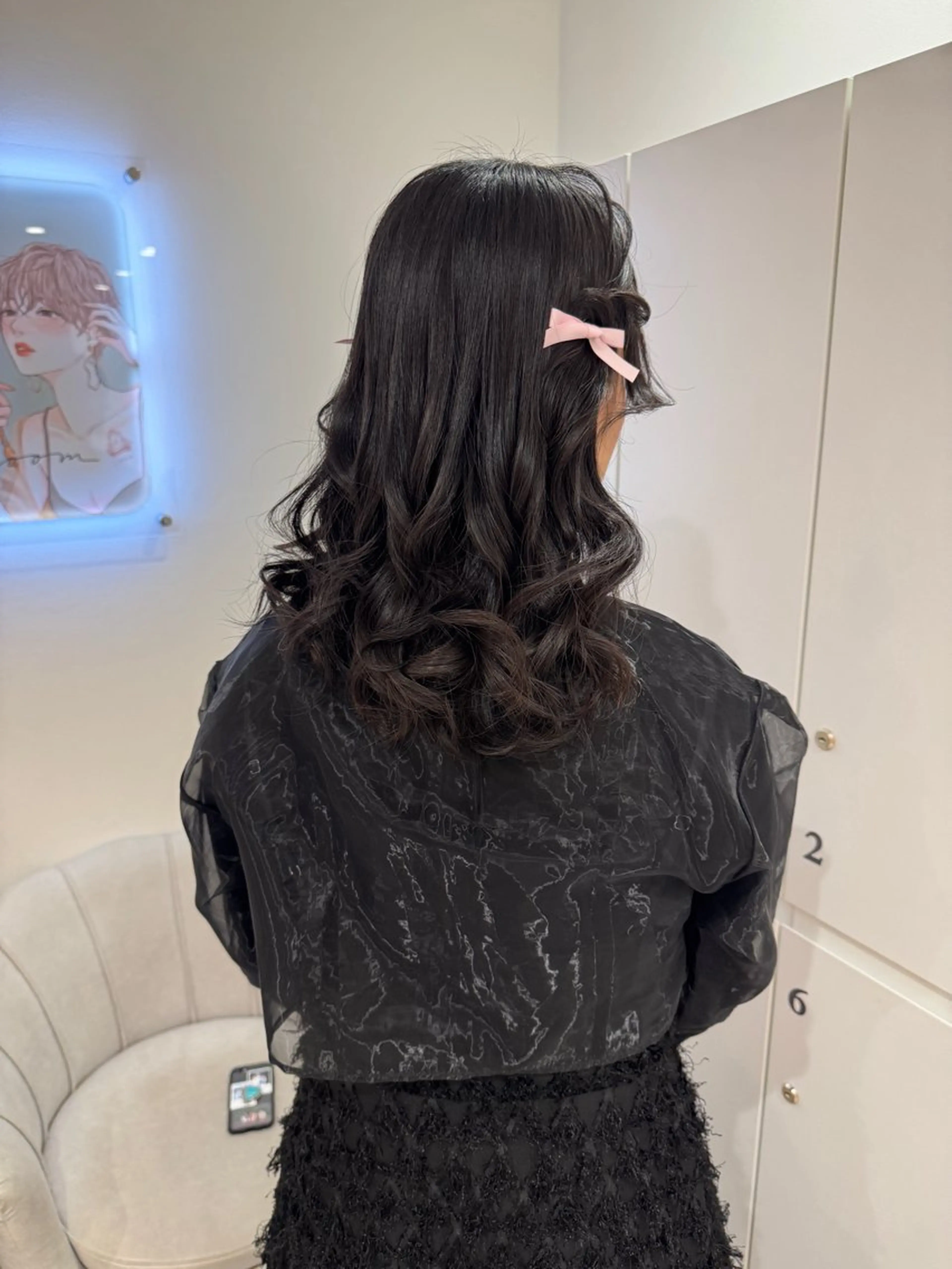 セミロング ヘアセット Lond Bloom所属・🎀はるか ブリーチ なしダブルカラー🎀のヘアスタイル