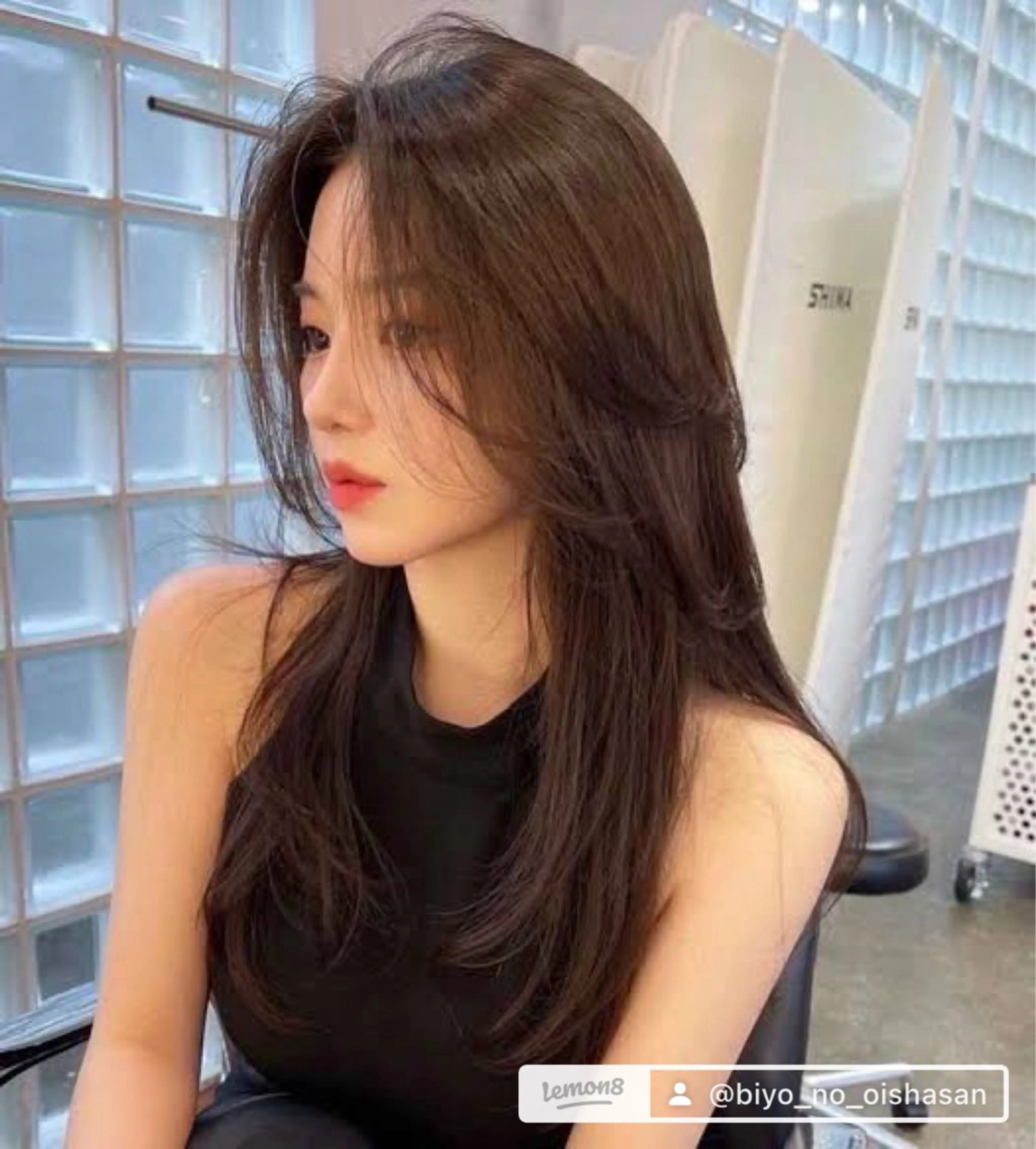 ミディアム カラー プルエクステ/ 艶カラー/hiraiのヘアスタイル