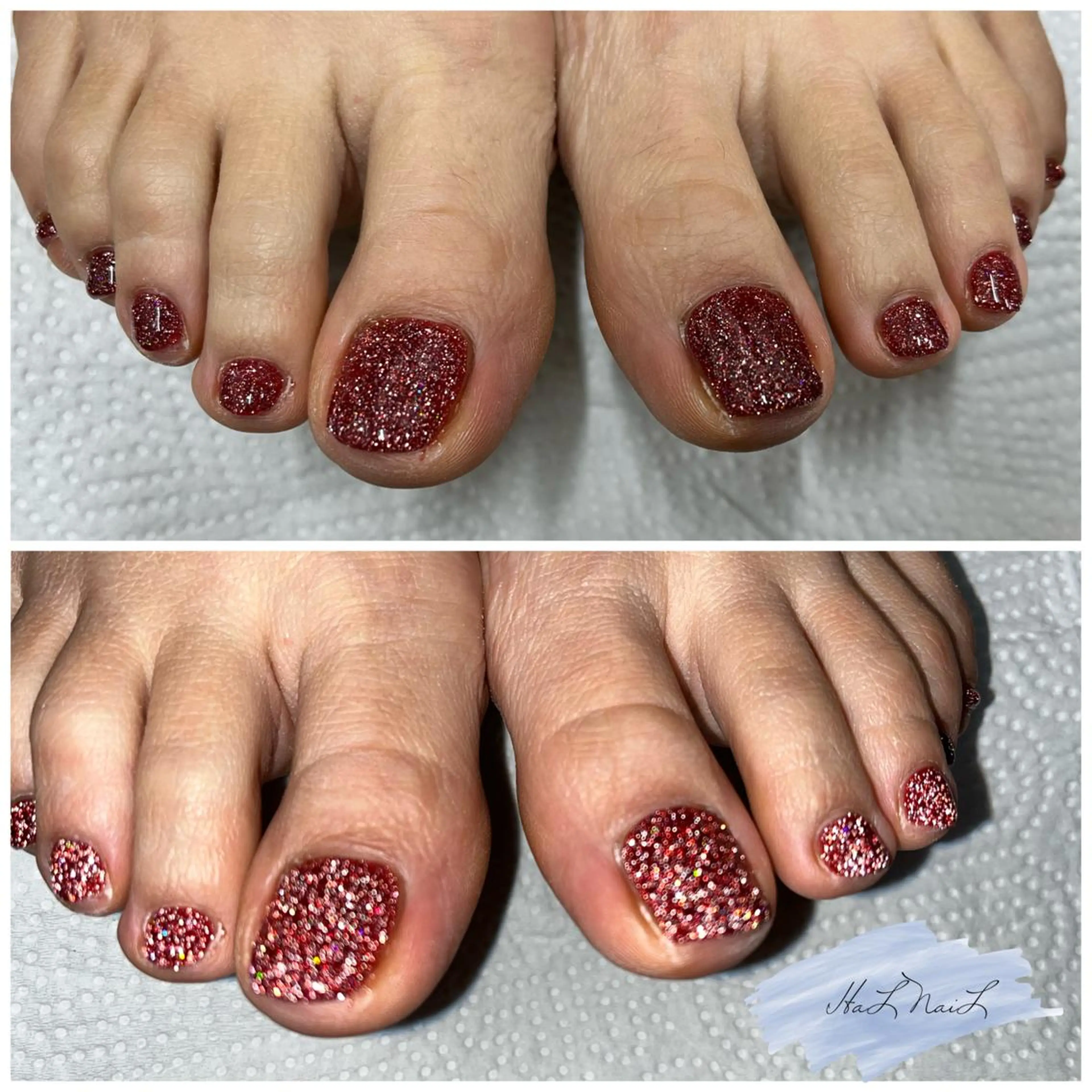 ネイル フラッシュネイル フットネイル HaL NaiLのネイルデザイン