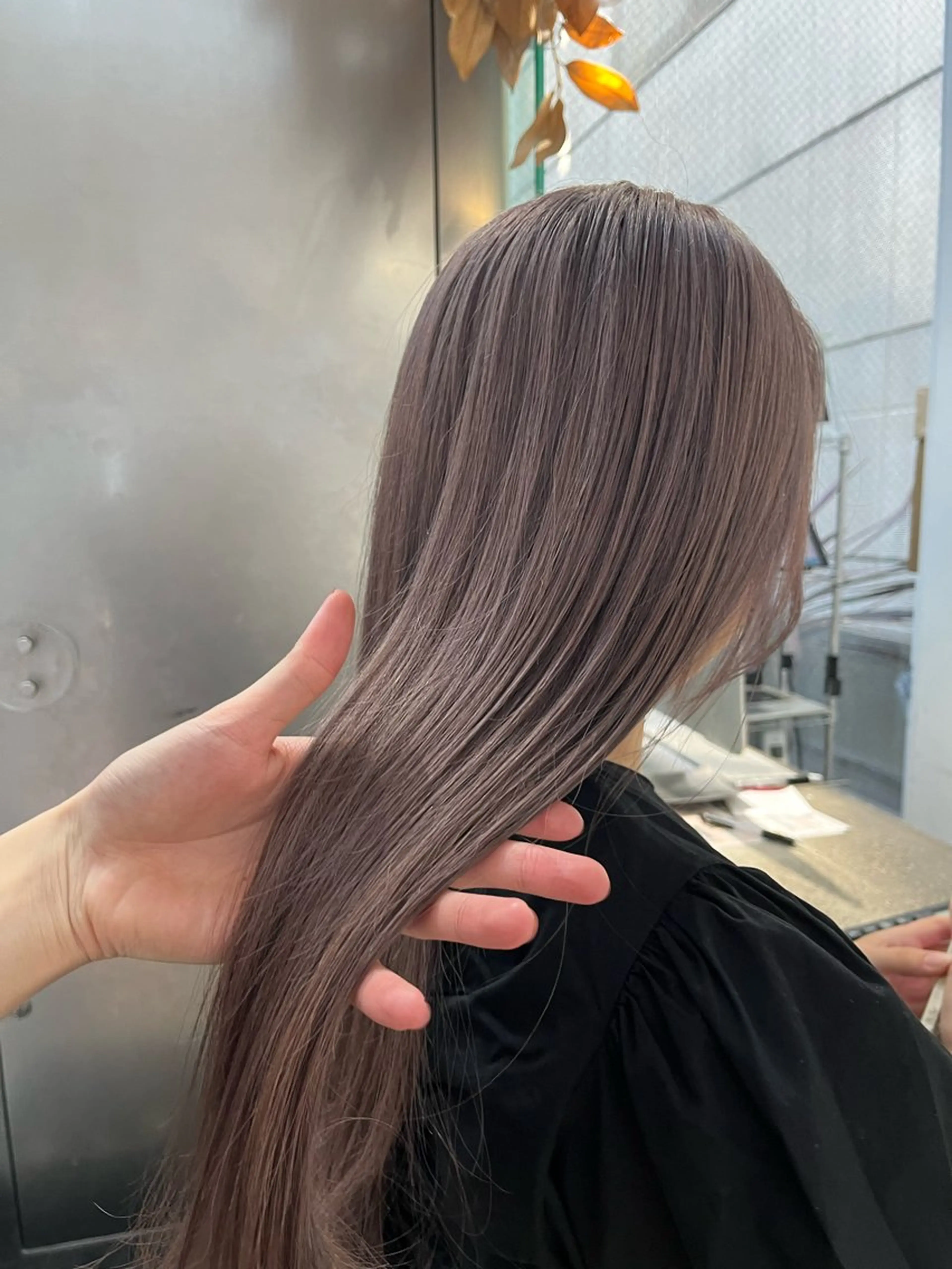 ロング カラー ヘアカラー 【CHERIE】 大名サロン💫りんのヘアスタイル