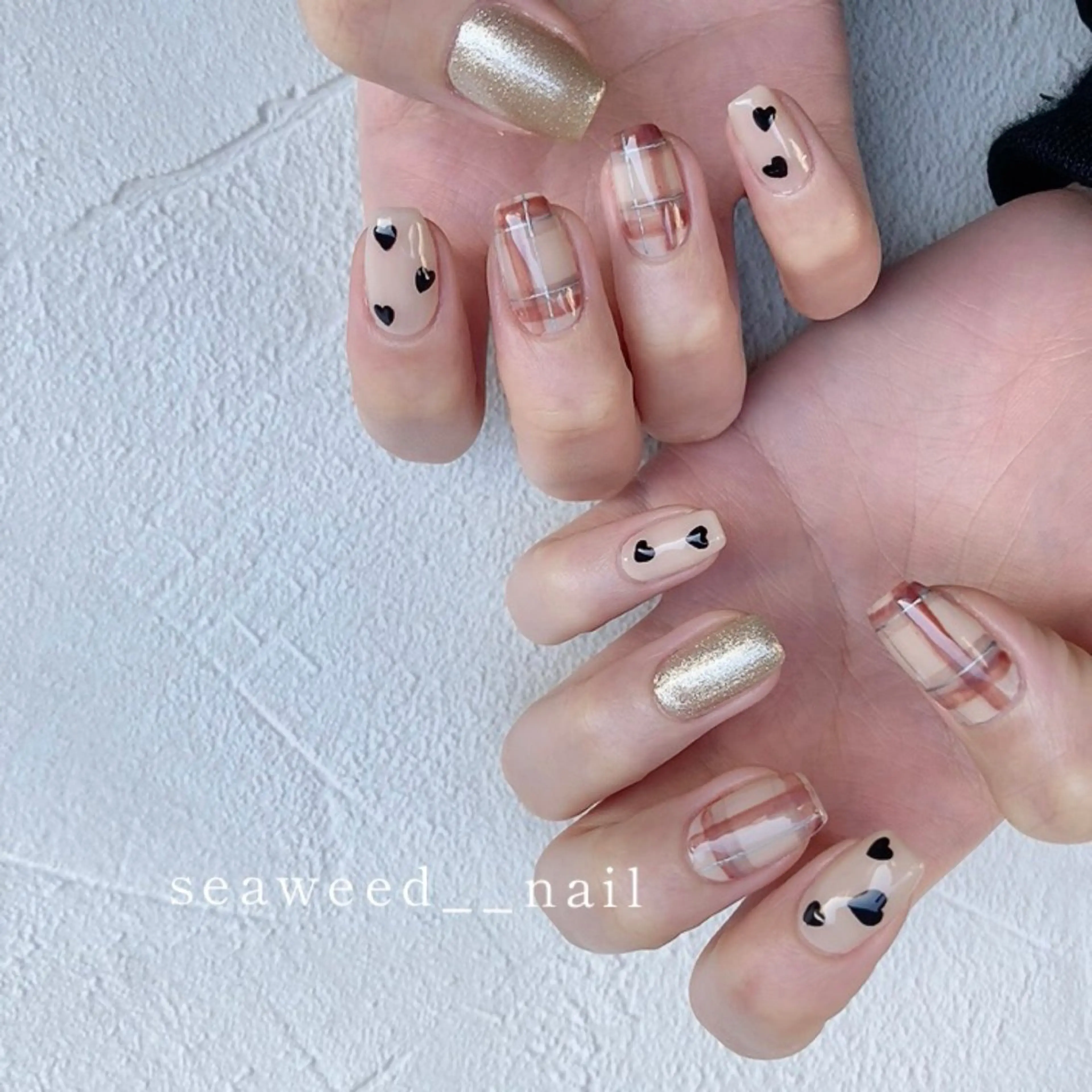 ネイル ハンドネイル seaweed nailのネイルデザイン
