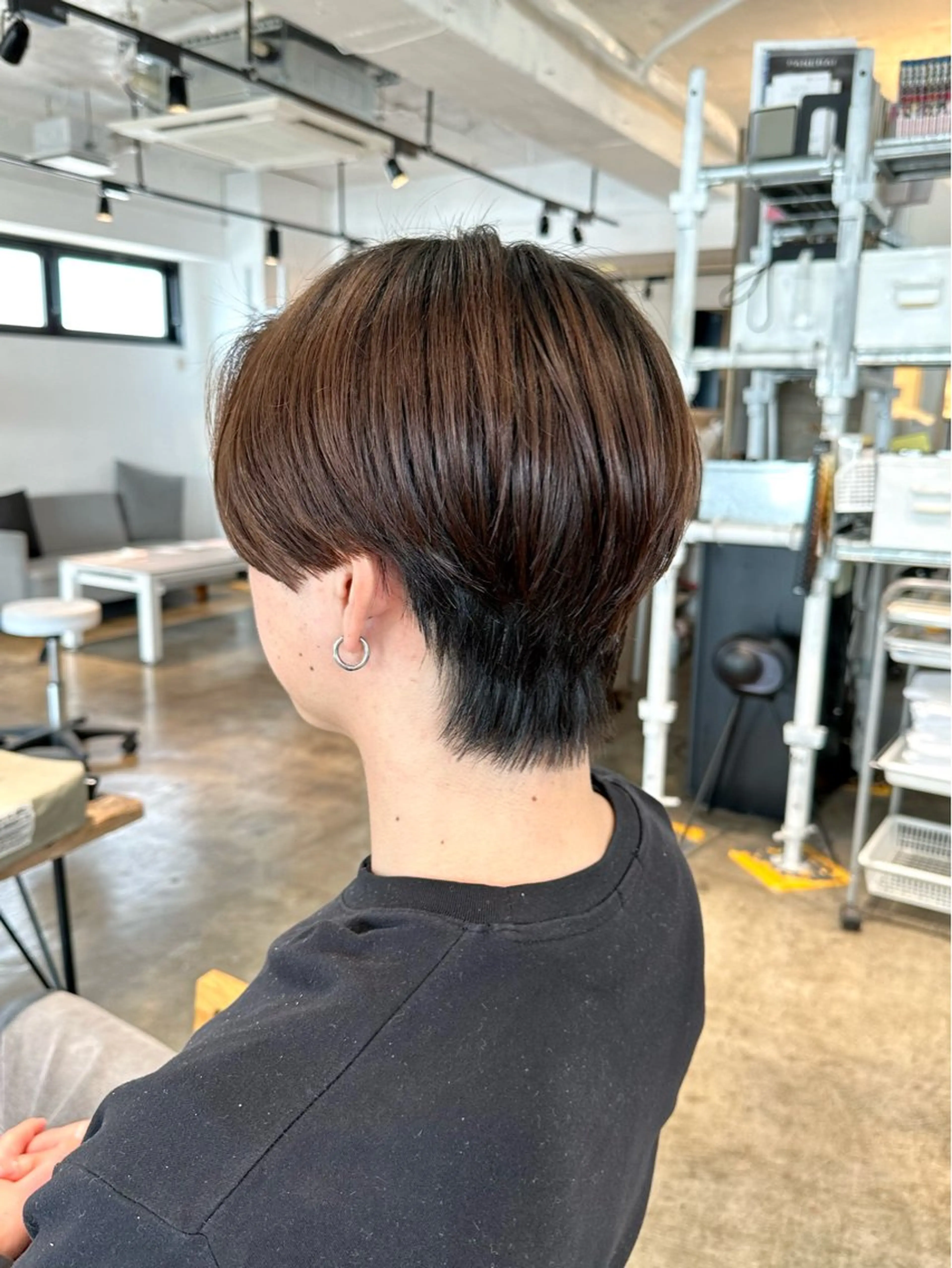 メンズ ビジネス センターパート メンズパーマ カット 骨格補正施術/メンズ 専門美容師/YUYAのヘアスタイル