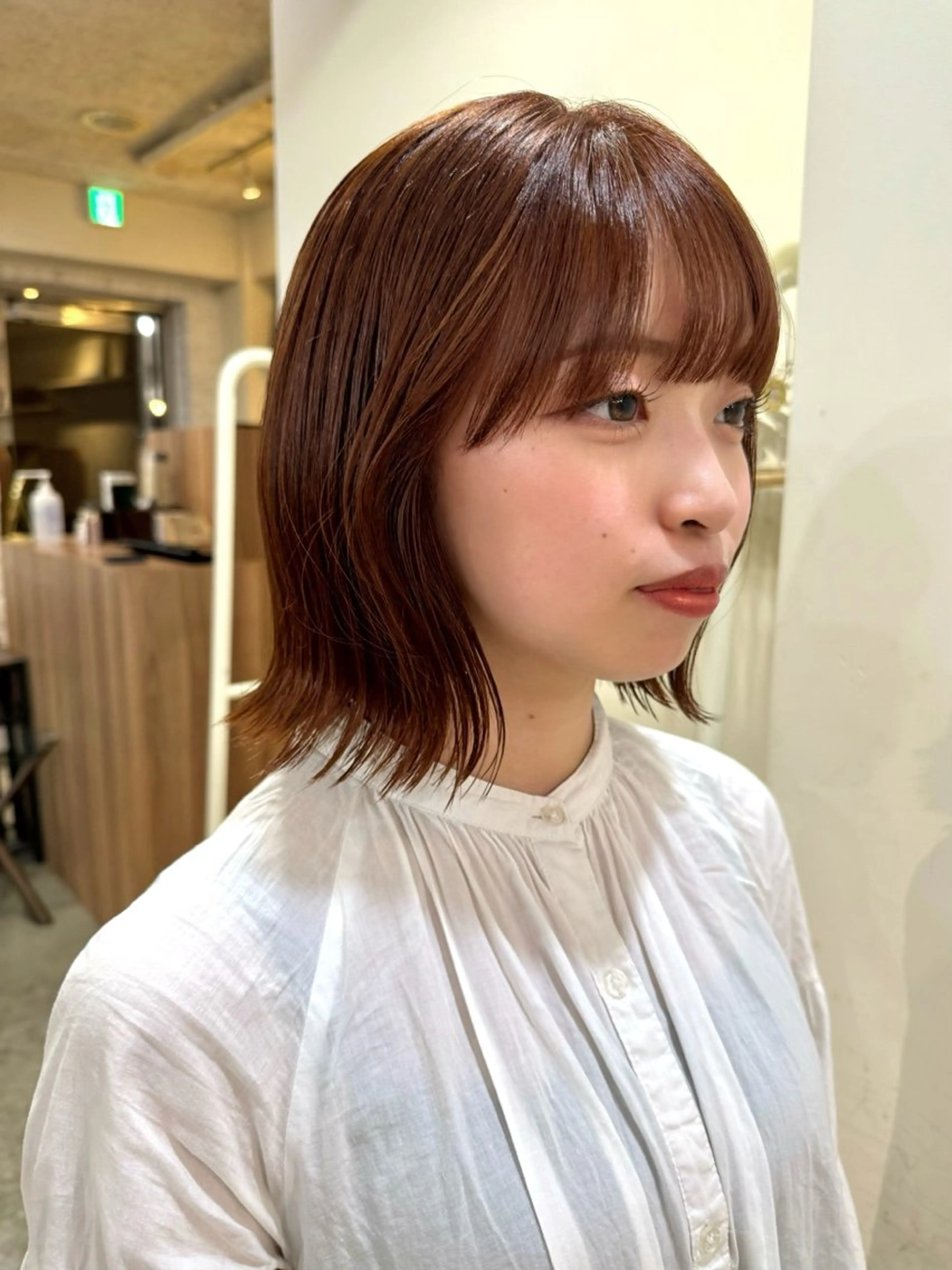 ショート カラー yuuka/ボブ/ダ ブルカラー/髪質改善のヘアスタイル