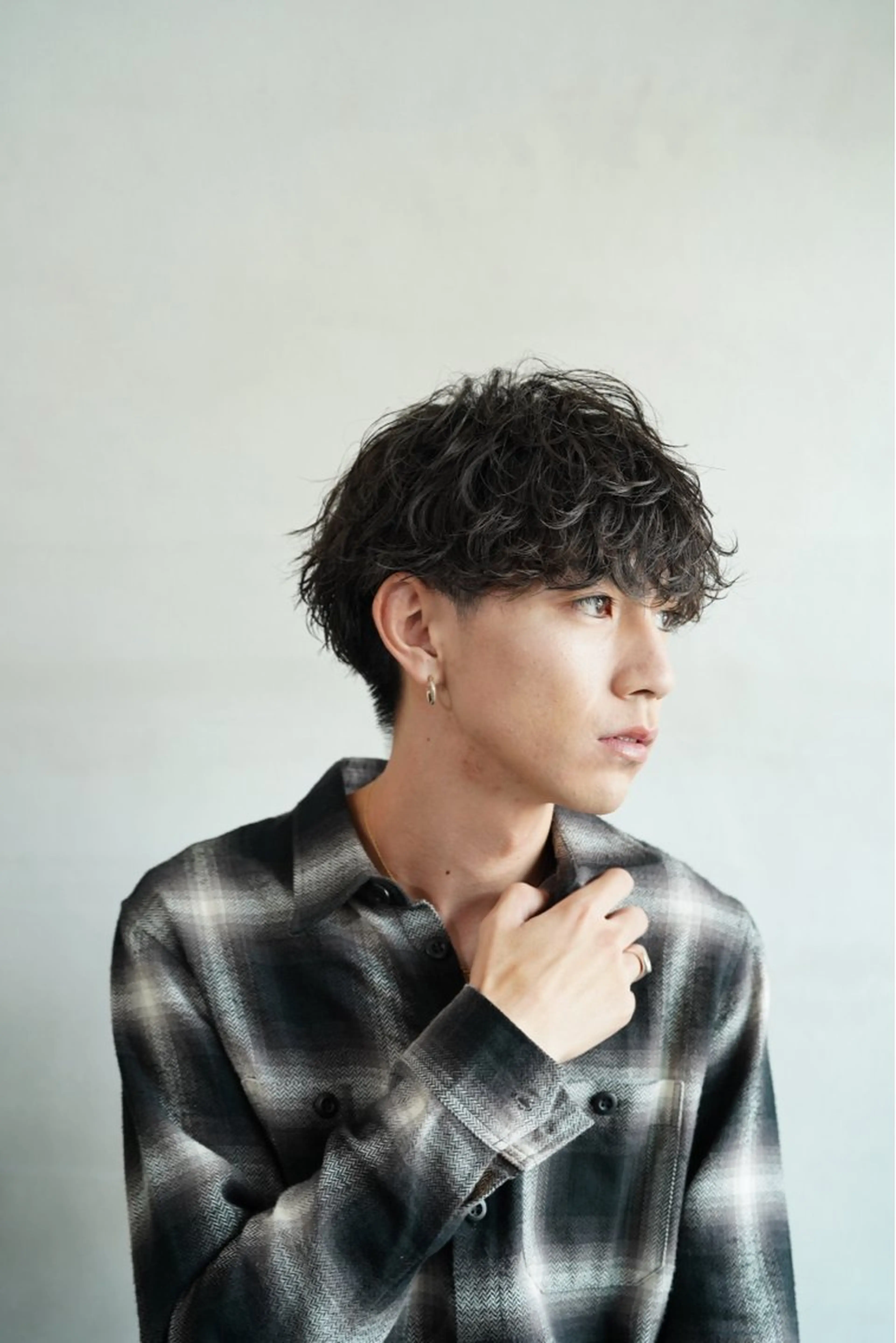 パーマ メンズ カット パーマ トリートメント 当日予約⭕️ fifth渋谷太田のヘアスタイル