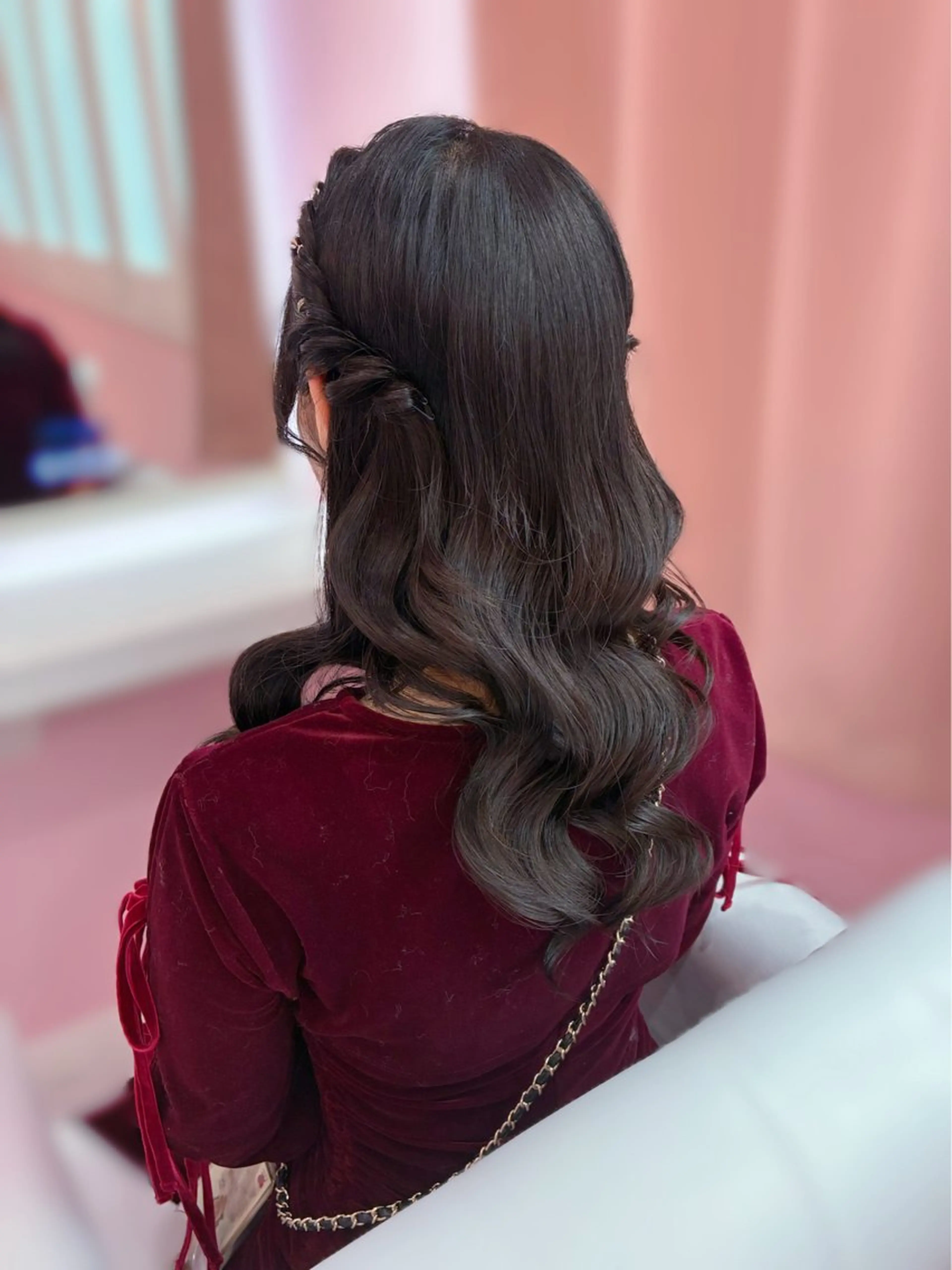 セミロング ヘアアレンジ ヘアセット Set Salon Mémoire by miuprierre所属・推し活🪄🩷 川上 佳奈のヘアスタイル