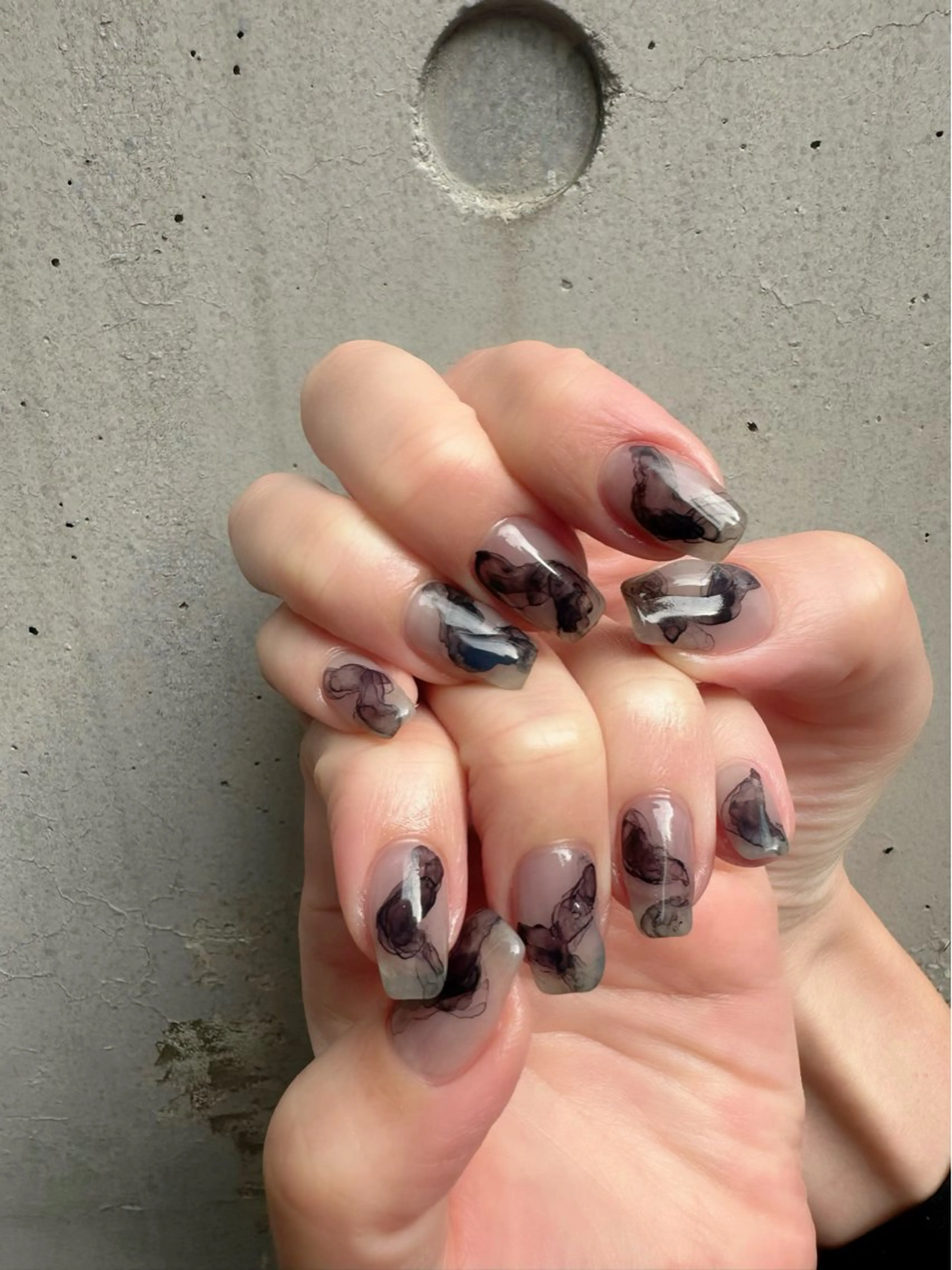 ネイル アートネイル 氷ネイル・うるうるネイル 韓国ネイル ニュアンスネイル ぷっくりネイル 🪞KAPE NAIL 🪞のネイルデザイン