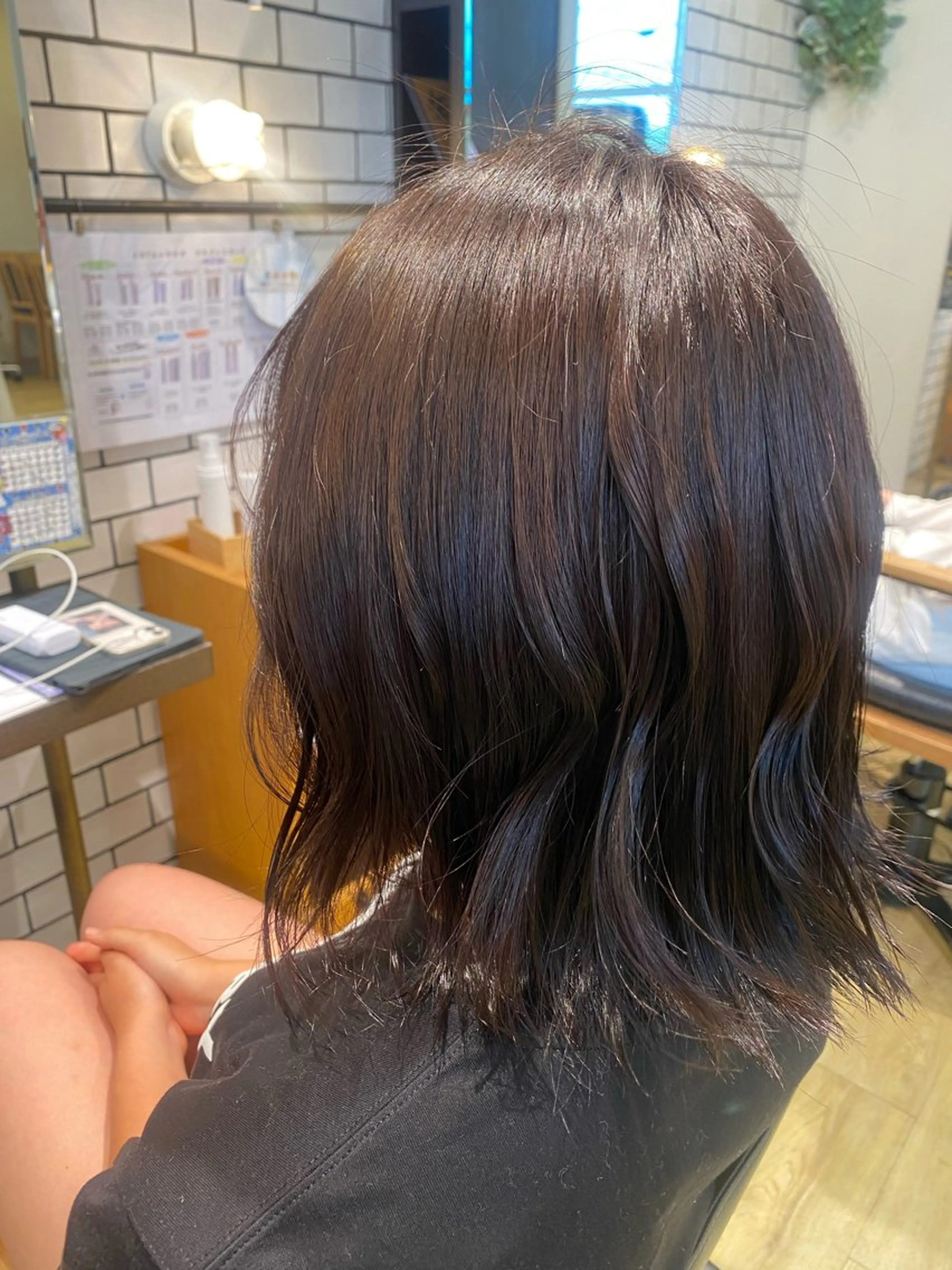 カラー ブラウンカラー 棟方 世奈のヘアスタイル