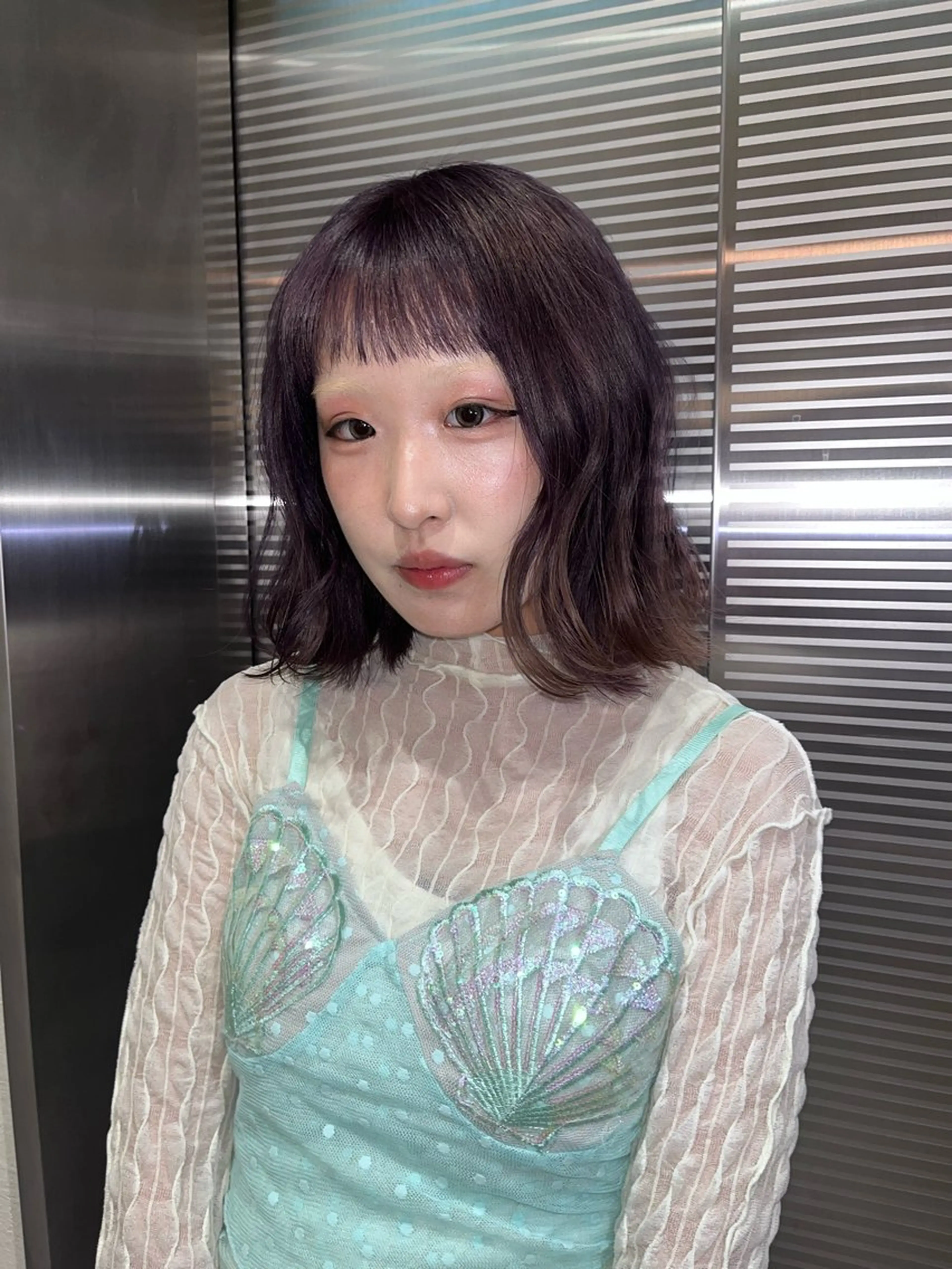 カラー 横井 優奈のヘアスタイル