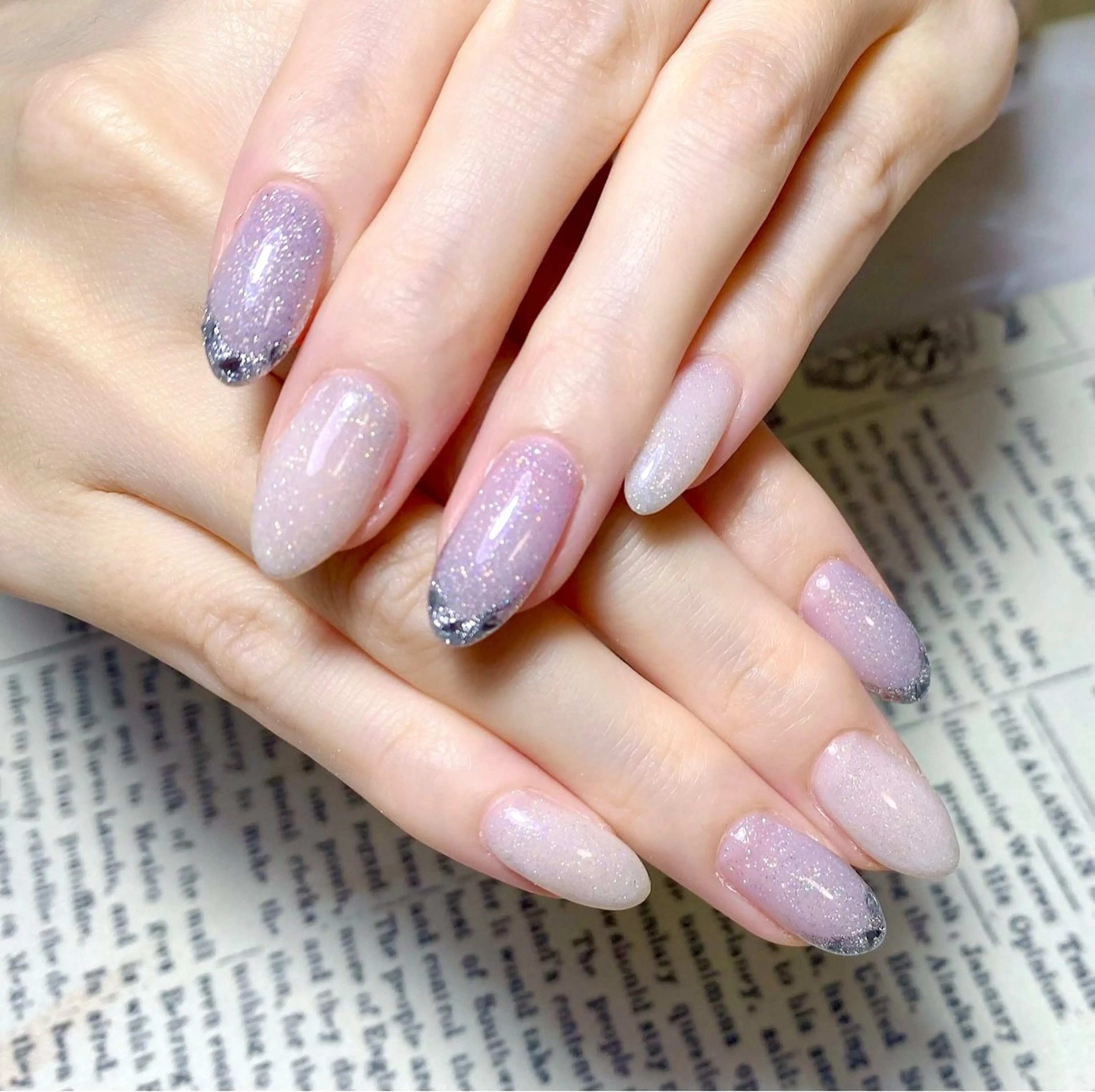 ネイル アートネイル フレンチネイル ジェルネイル グラデーション 韓国ネイル Nail Salon kihi大塚店のネイルデザイン