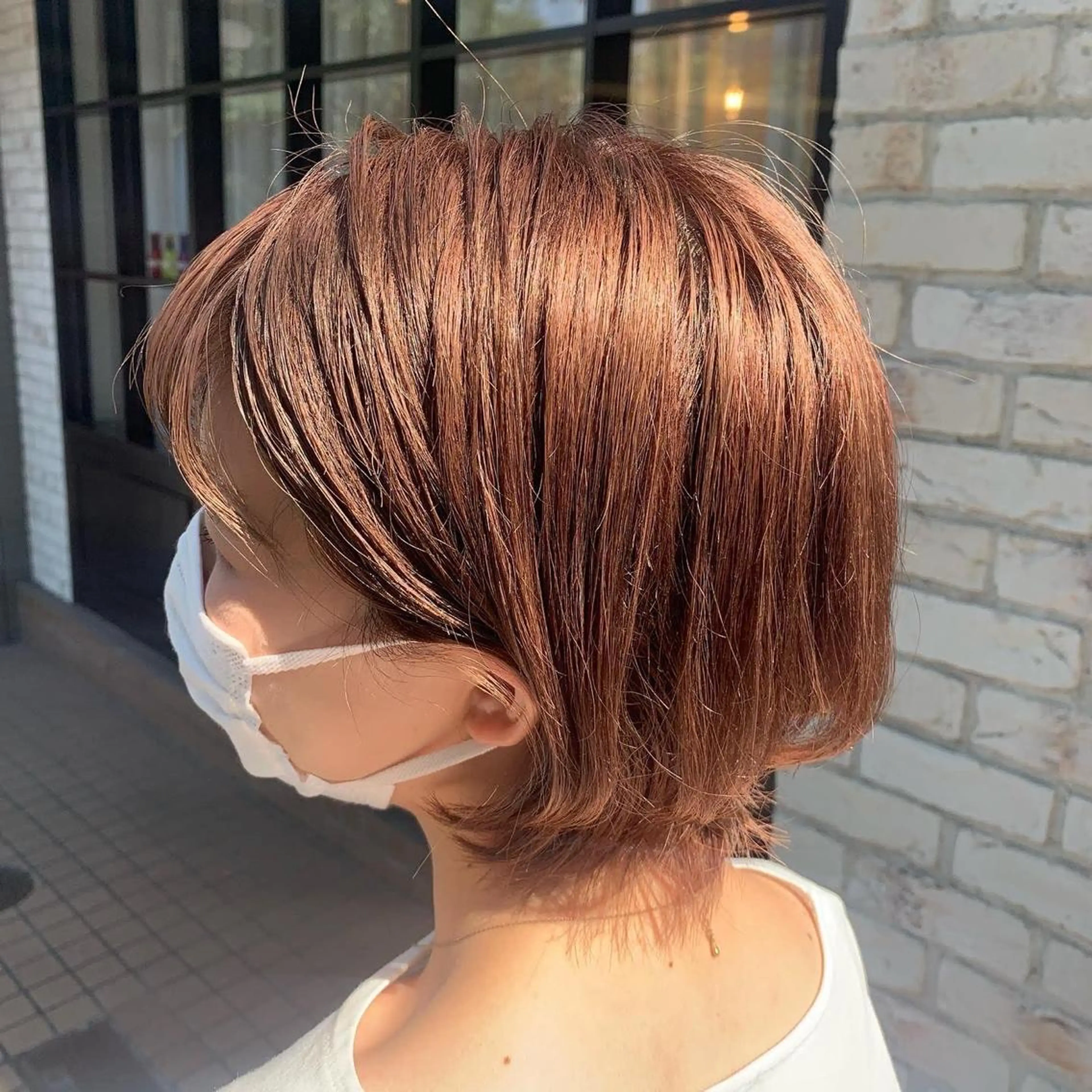 ショート カラー 溝口 奈穂のヘアスタイル