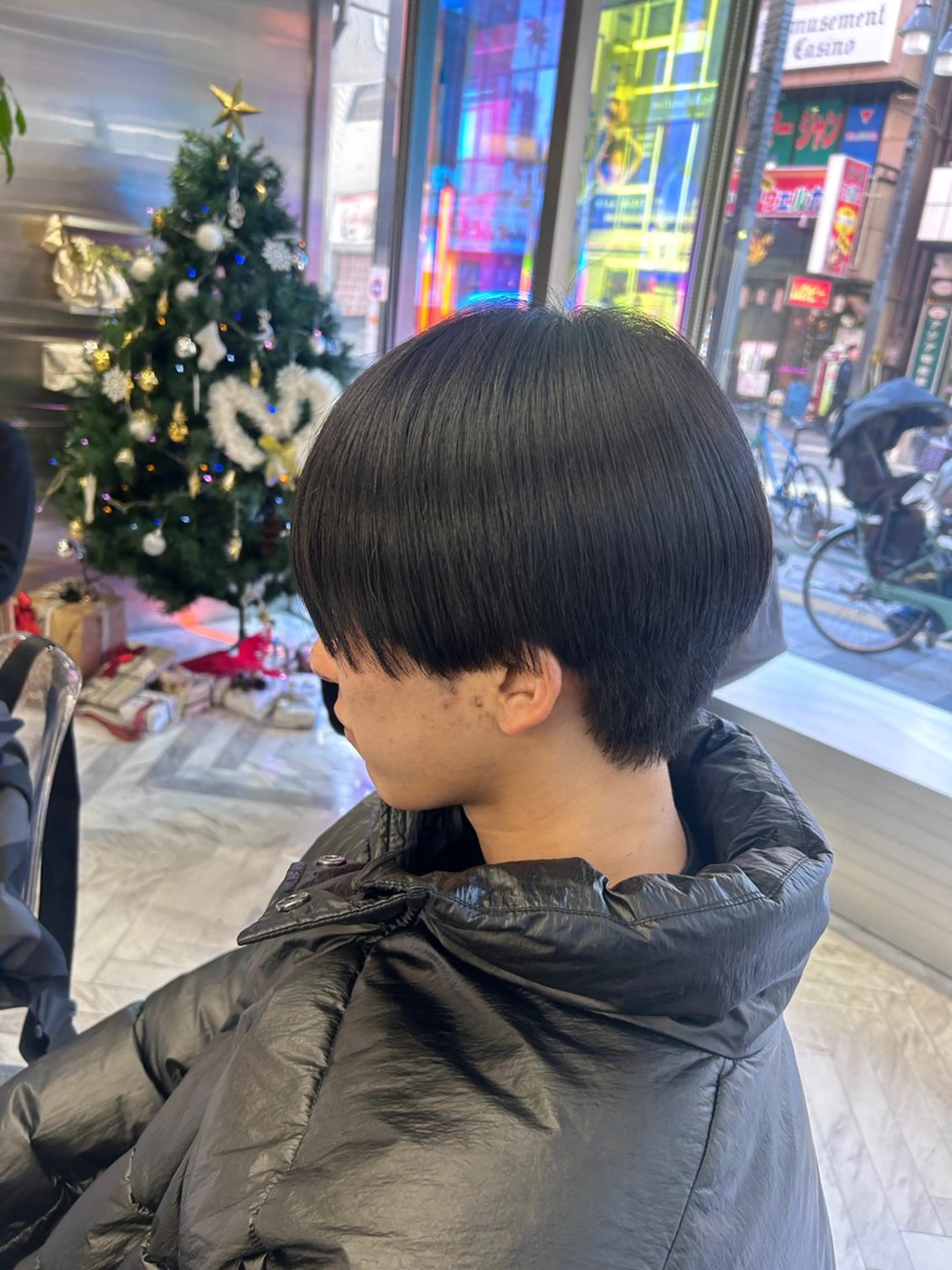 ショート カラー パーマ メンズ カット メンズカットパーマ/ マツエク/ゆきなのヘアスタイル