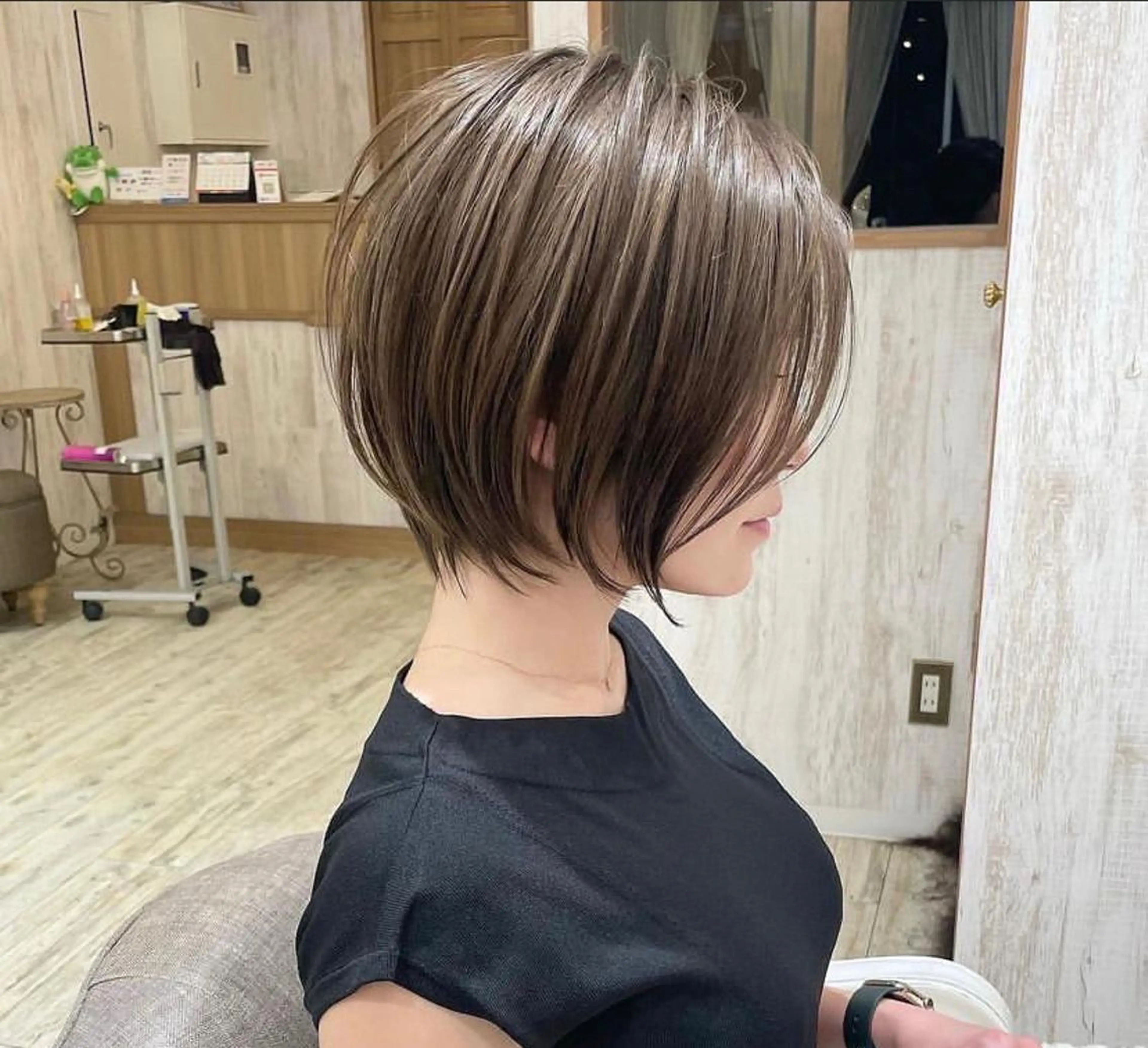 ショート おのだ あやなのヘアスタイル