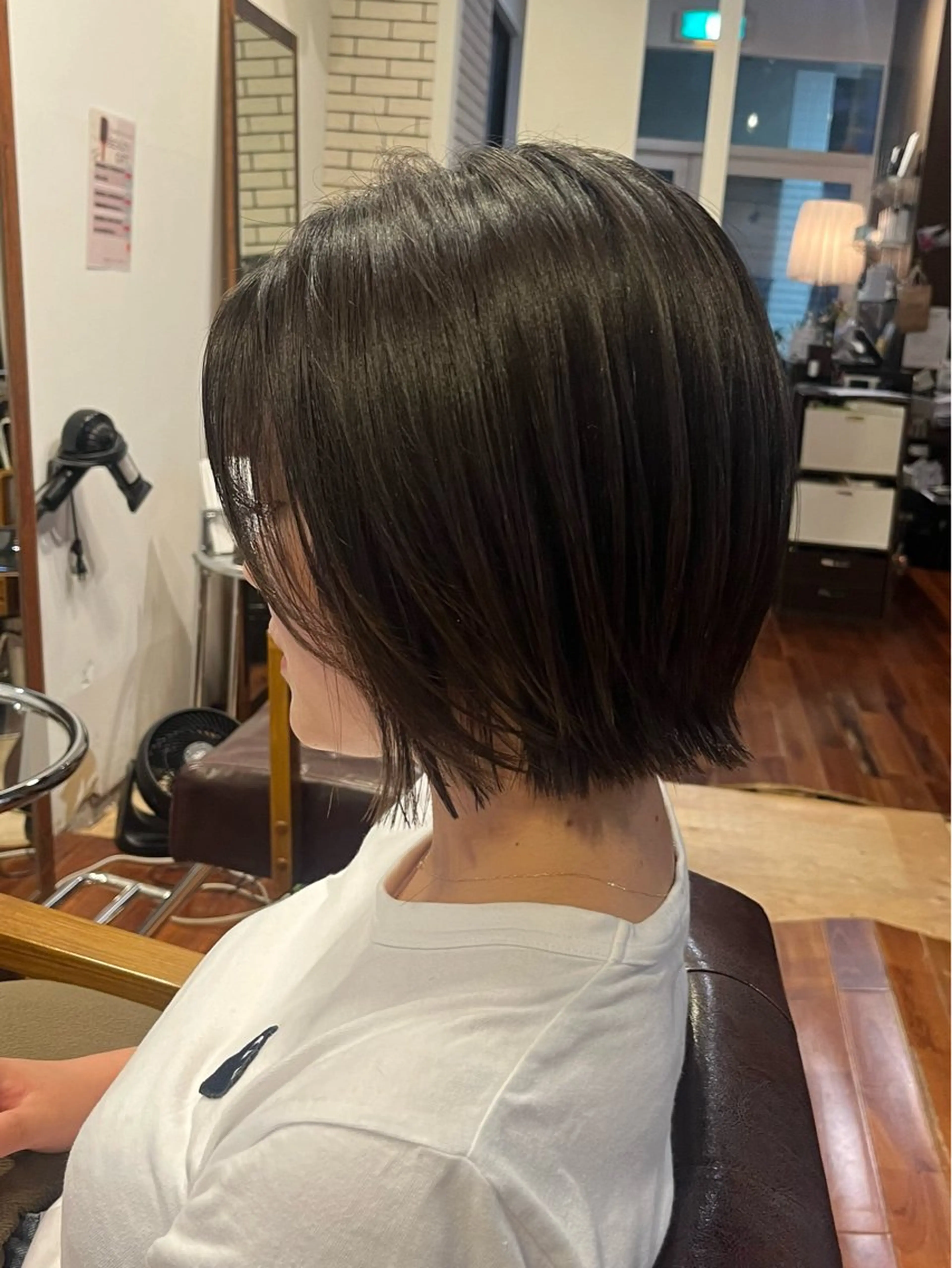 ショート ヘアアレンジ レイヤーカット カット みわ/博多 ブリーチ/カラーのヘアスタイル