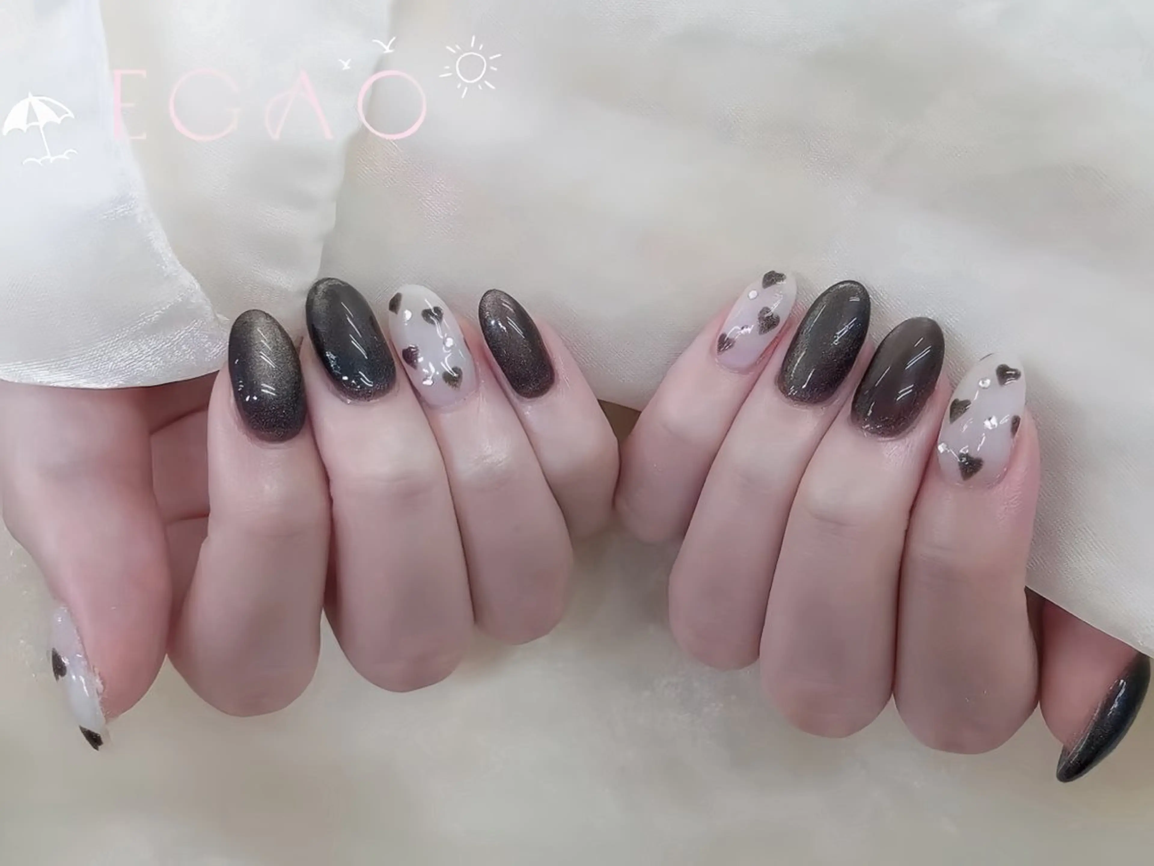 ネイル アートネイル フットネイル フレンチネイル ジェルネイル グラデーション ハンドネイル Egao Nail Salonのネイルデザイン