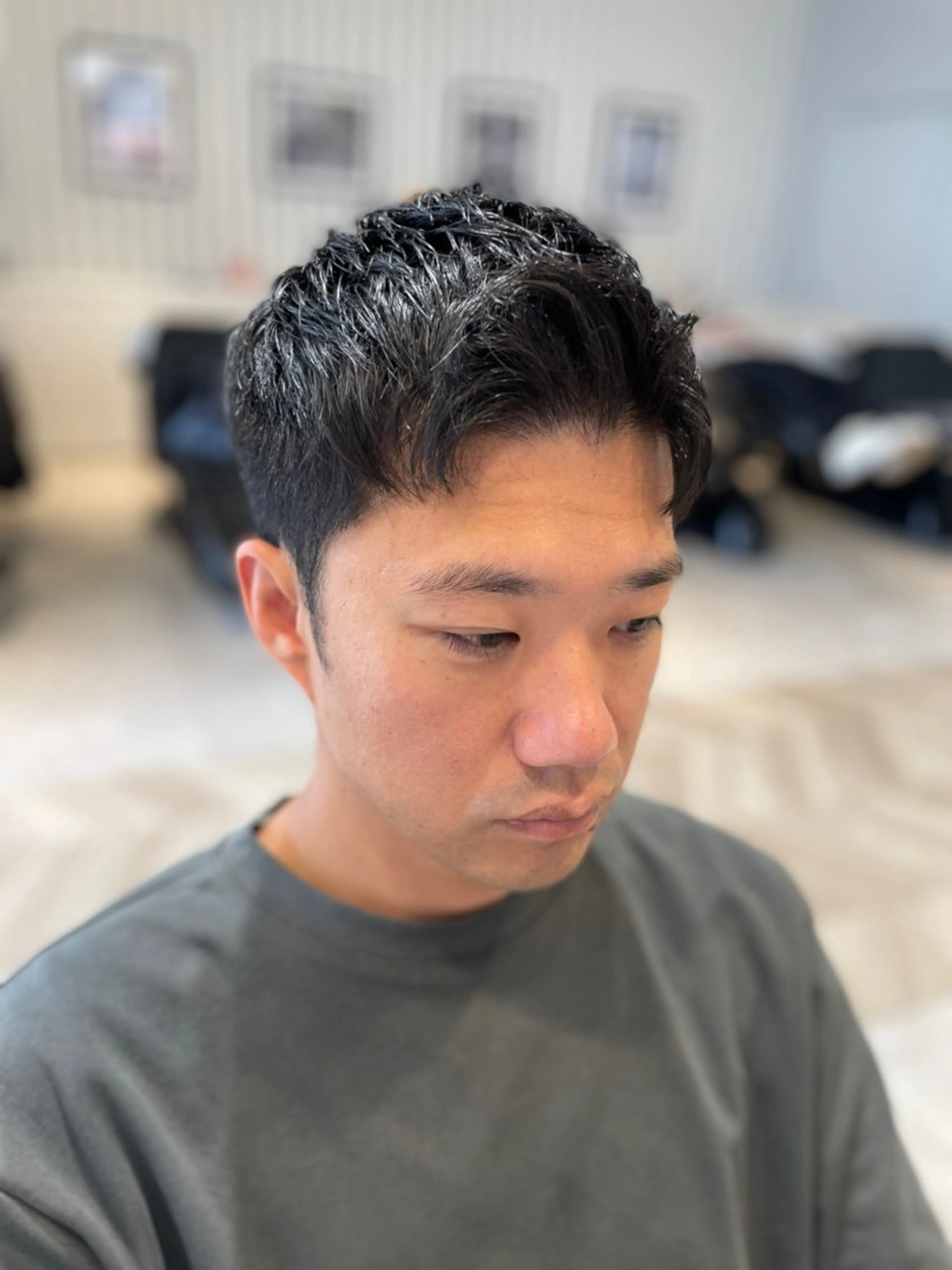 ショート メンズ 刈り上げ カット ツイスト/フェード / 古川　諒のヘアスタイル
