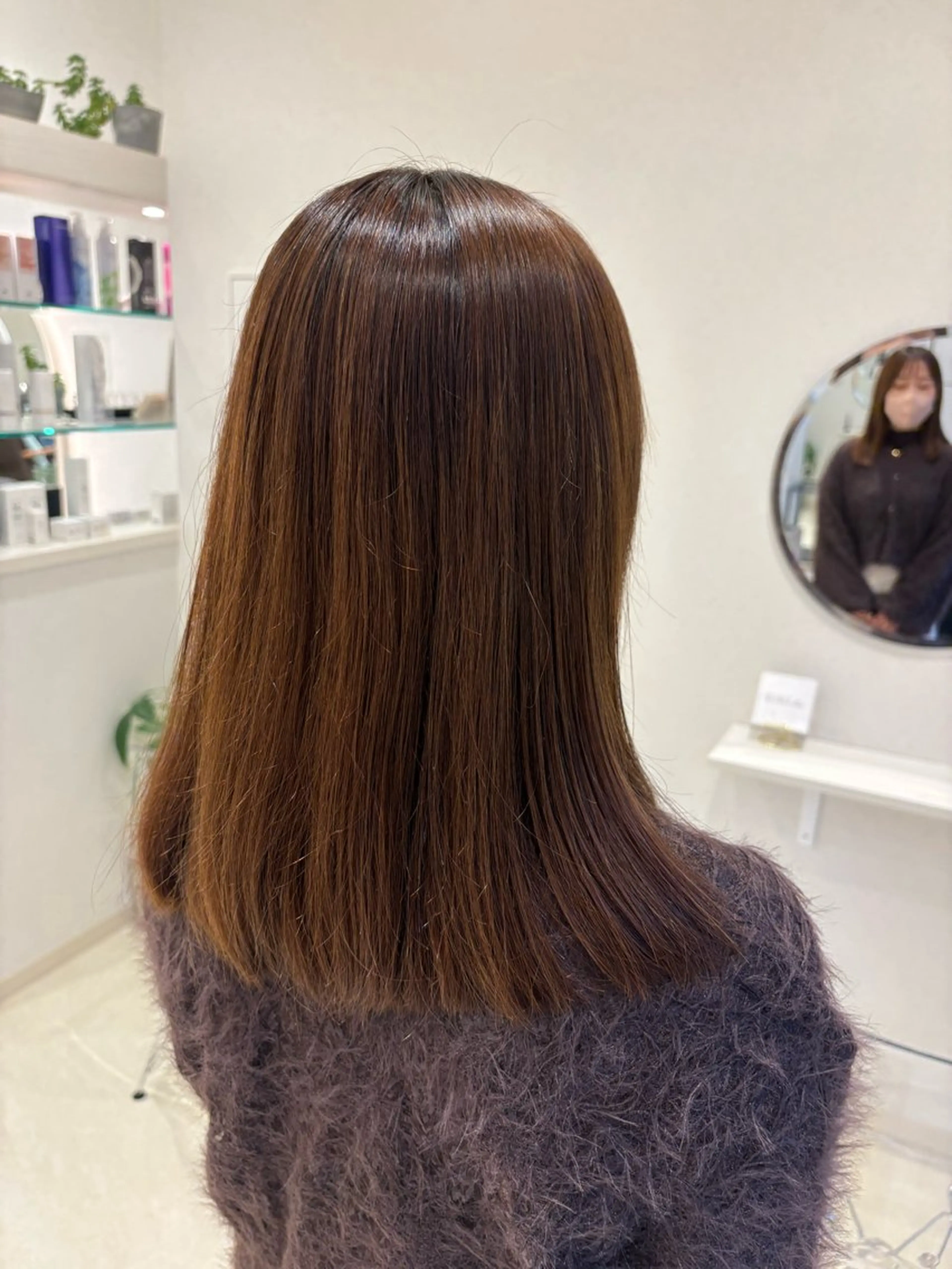 ロング カット ヘアカラー イシカワ ユウタのヘアスタイル