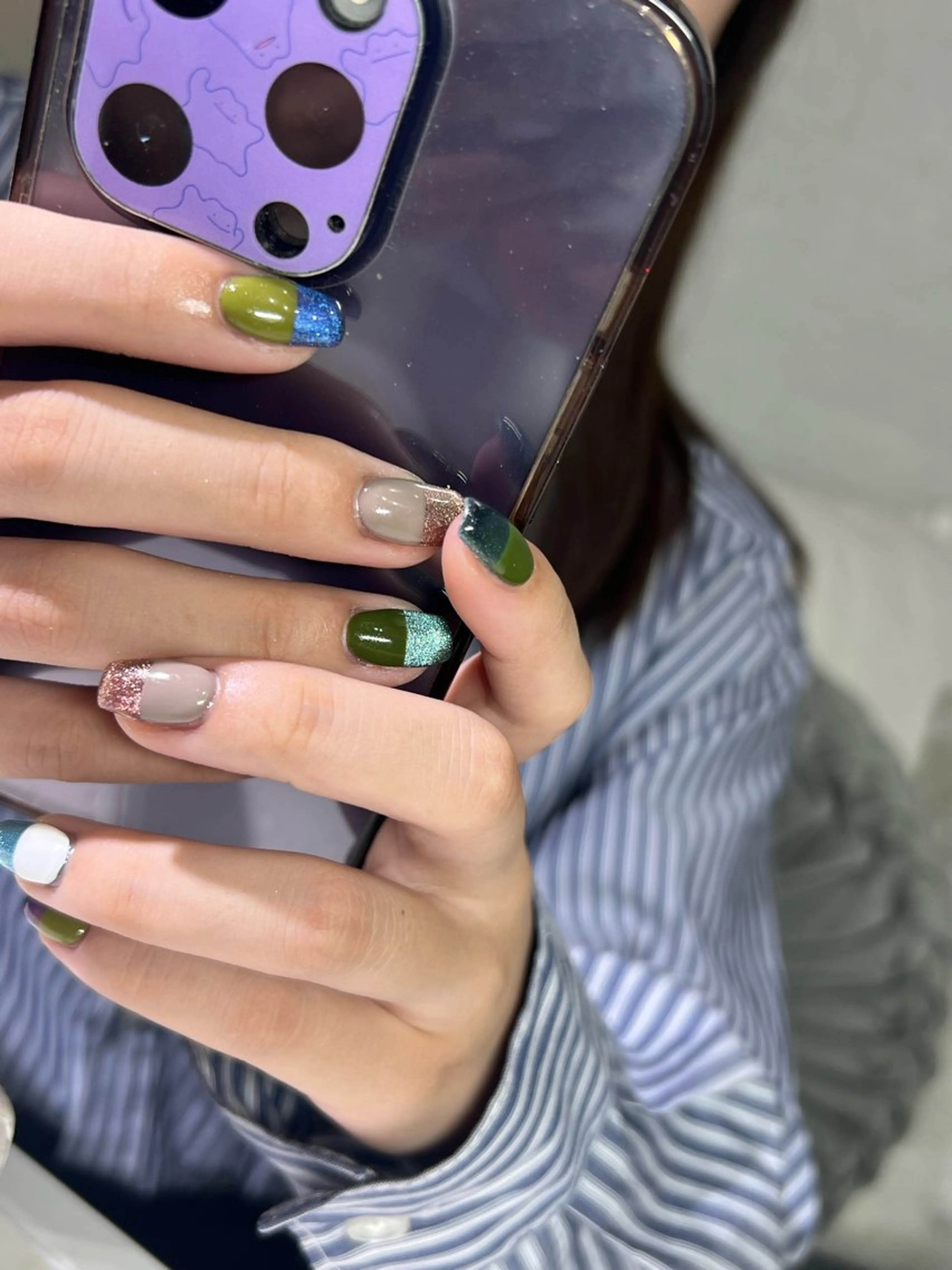 ネイル マグネットネイル 持ち込み ハンドネイル ハンドケア Charme. NOBUKOのネイルデザイン