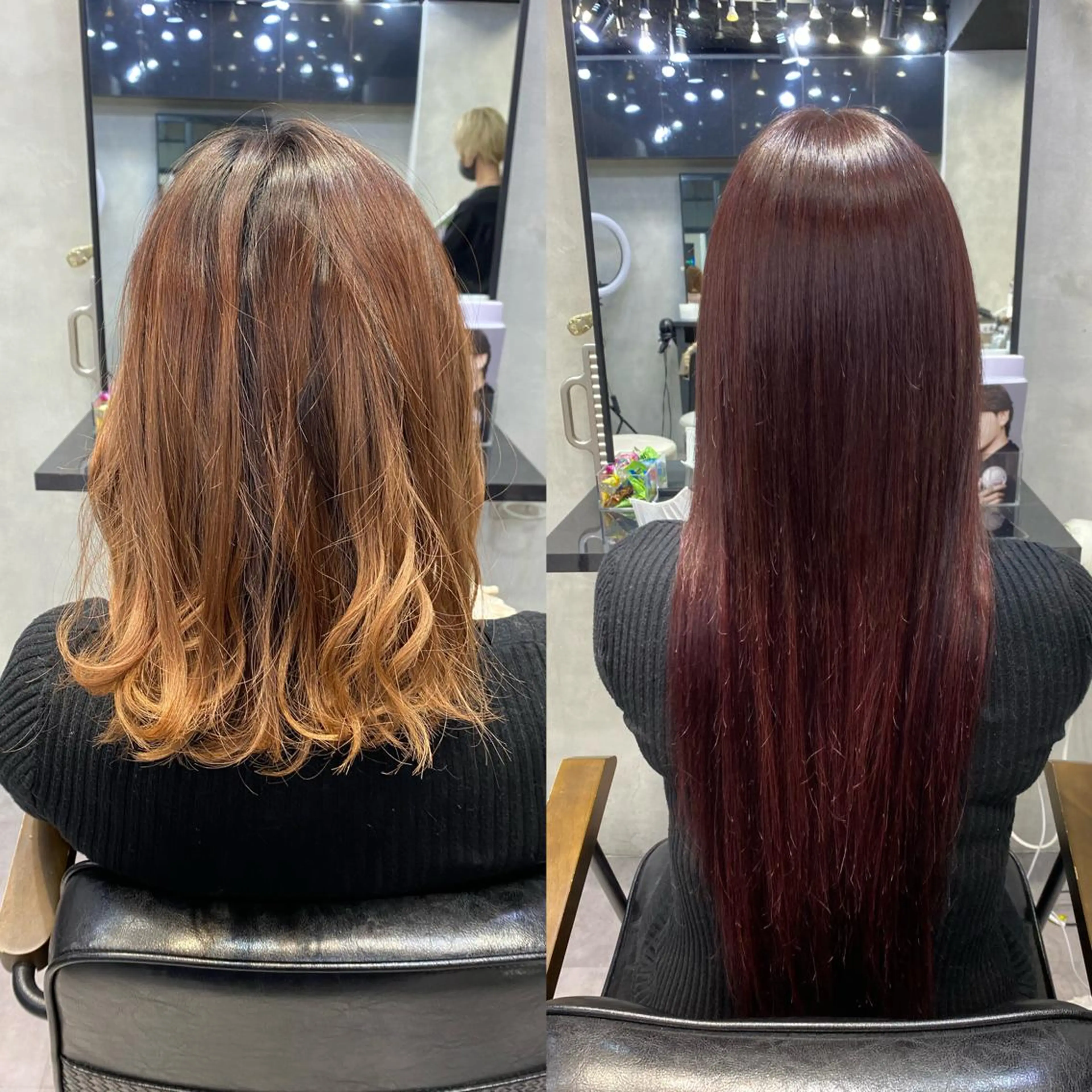 ロング カラー ヘアアレンジ シールエクステ アッシュ バレイヤージュ ベージュカラー ブリーチ ar+ ❤︎ maiのヘアスタイル