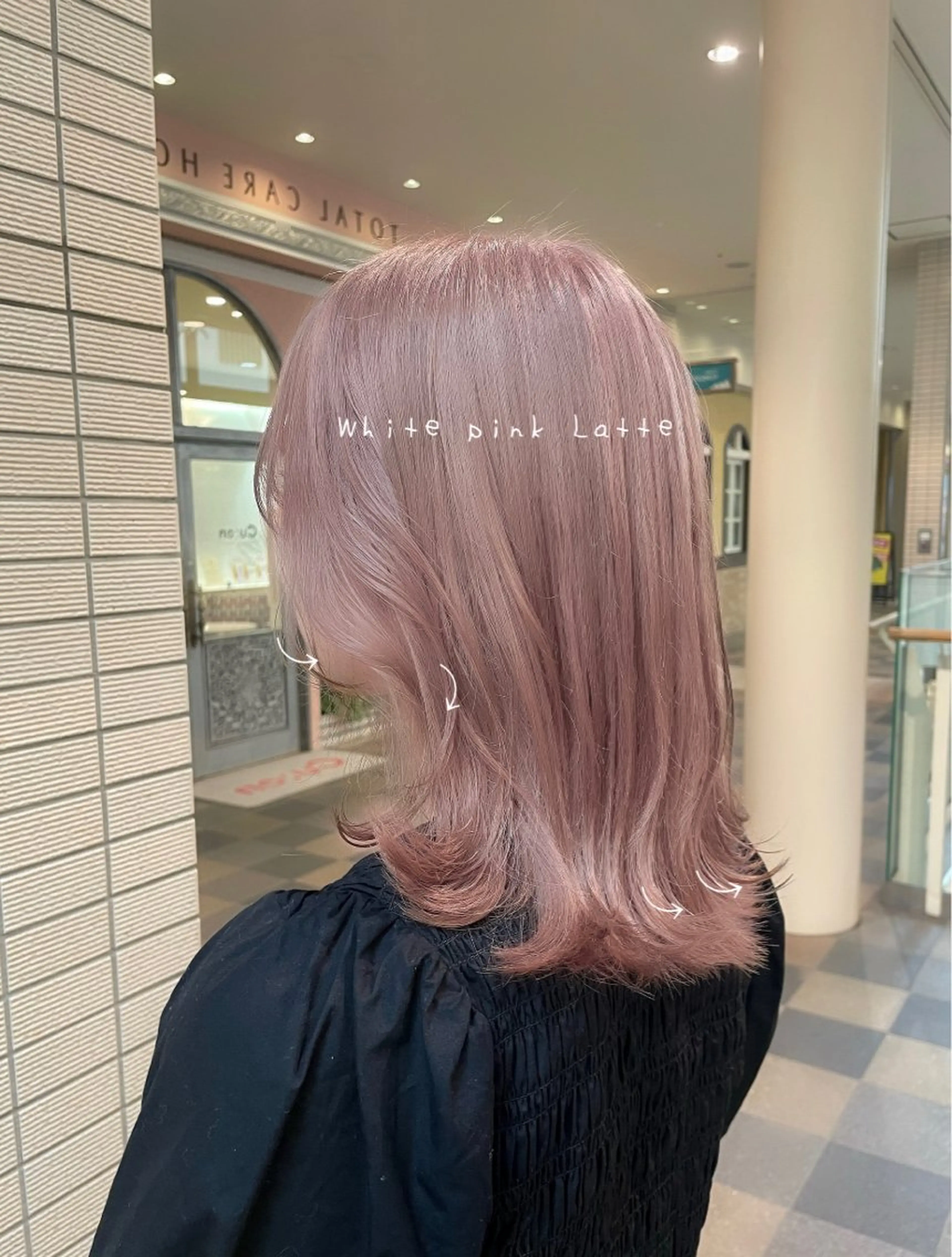 セミロング ヘアカラー KANA🌷 髪質改善のヘアスタイル