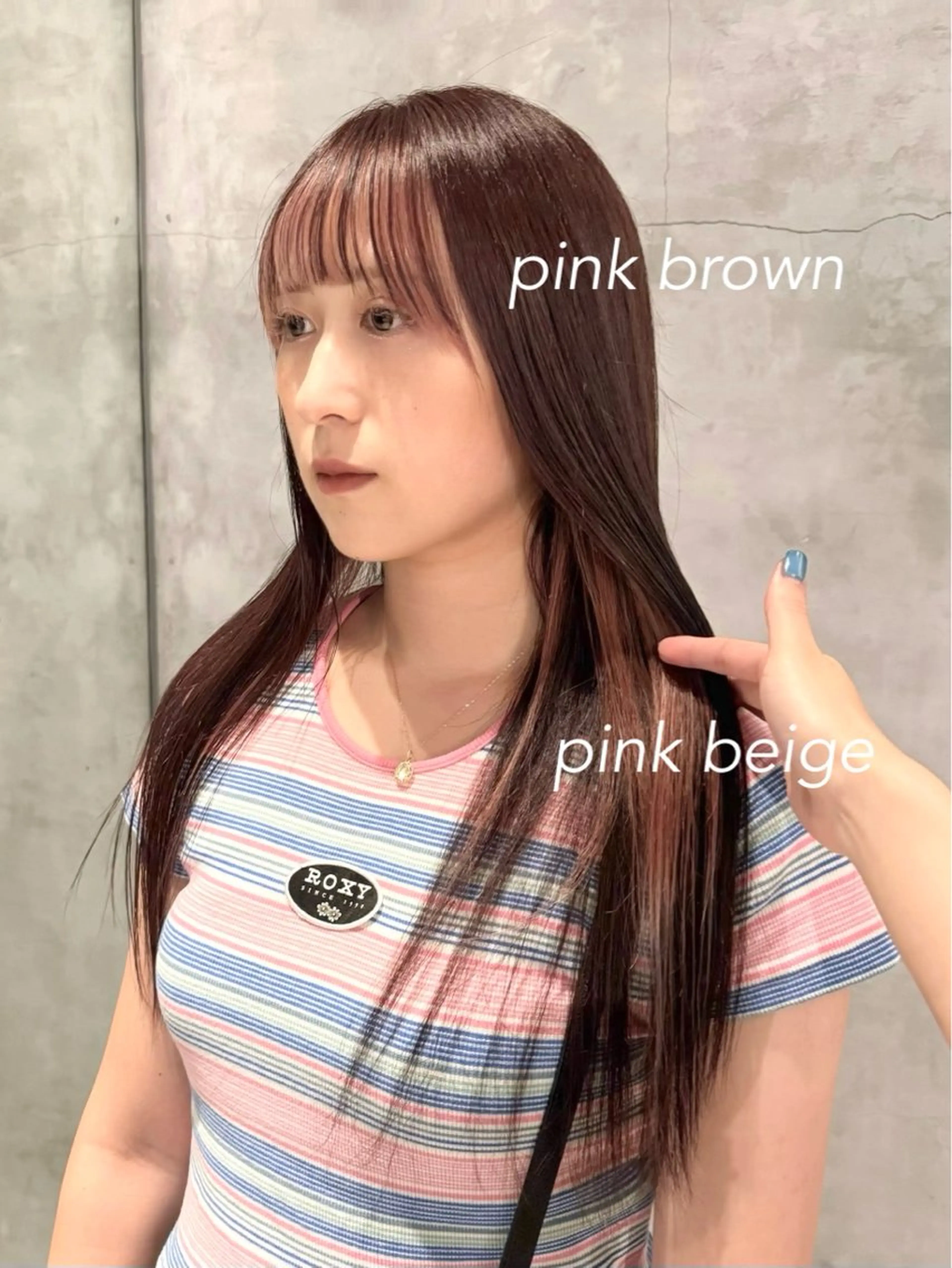 ミディアム カラー ヘアアレンジ 暖色ダブルカラーボブ レイヤー🌈AINAのヘアスタイル