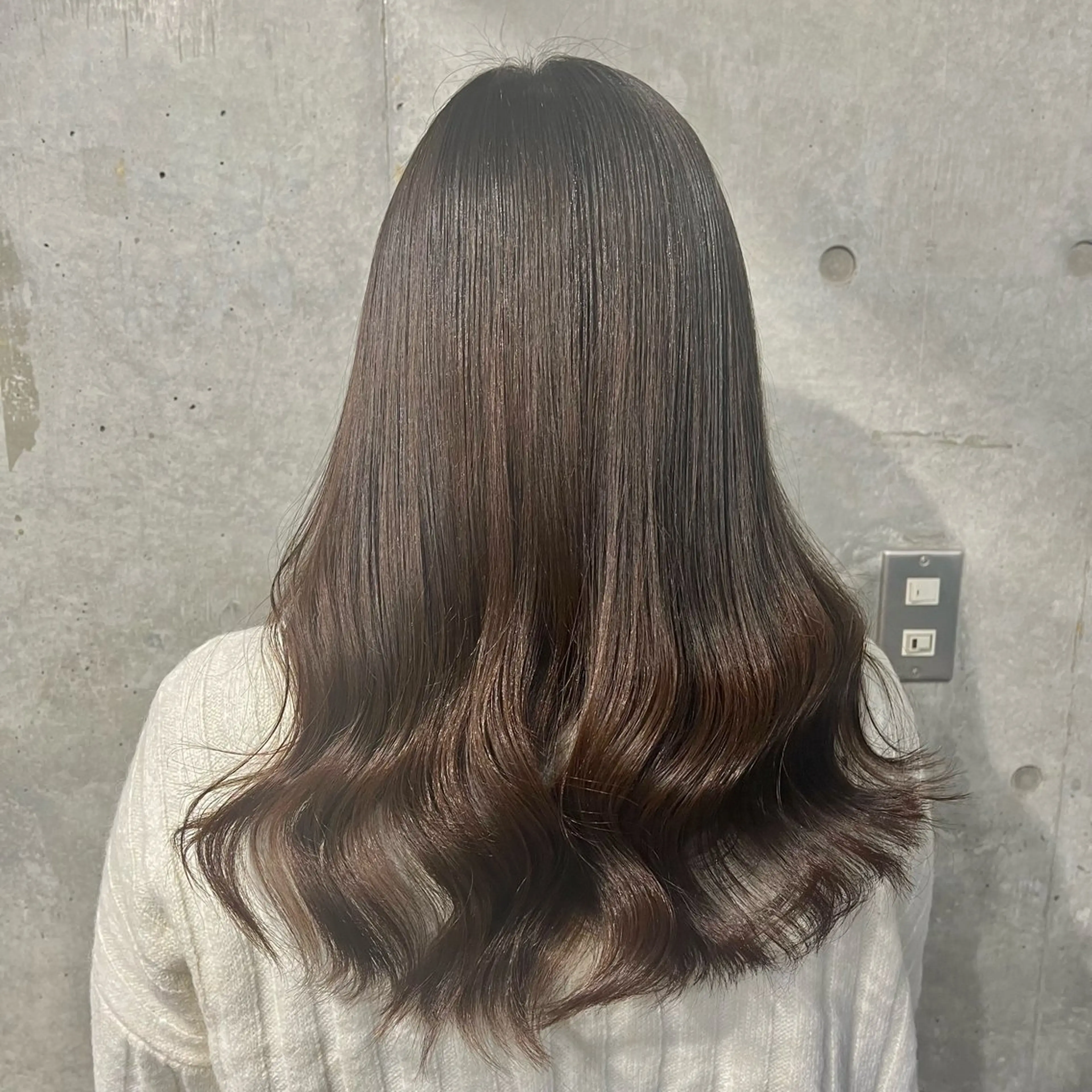 ロング カラー ベージュカラー ブラウンカラー トリートメント ヘアカラー トリートメント 藤澤 夏実/インナーカラーのヘアスタイル