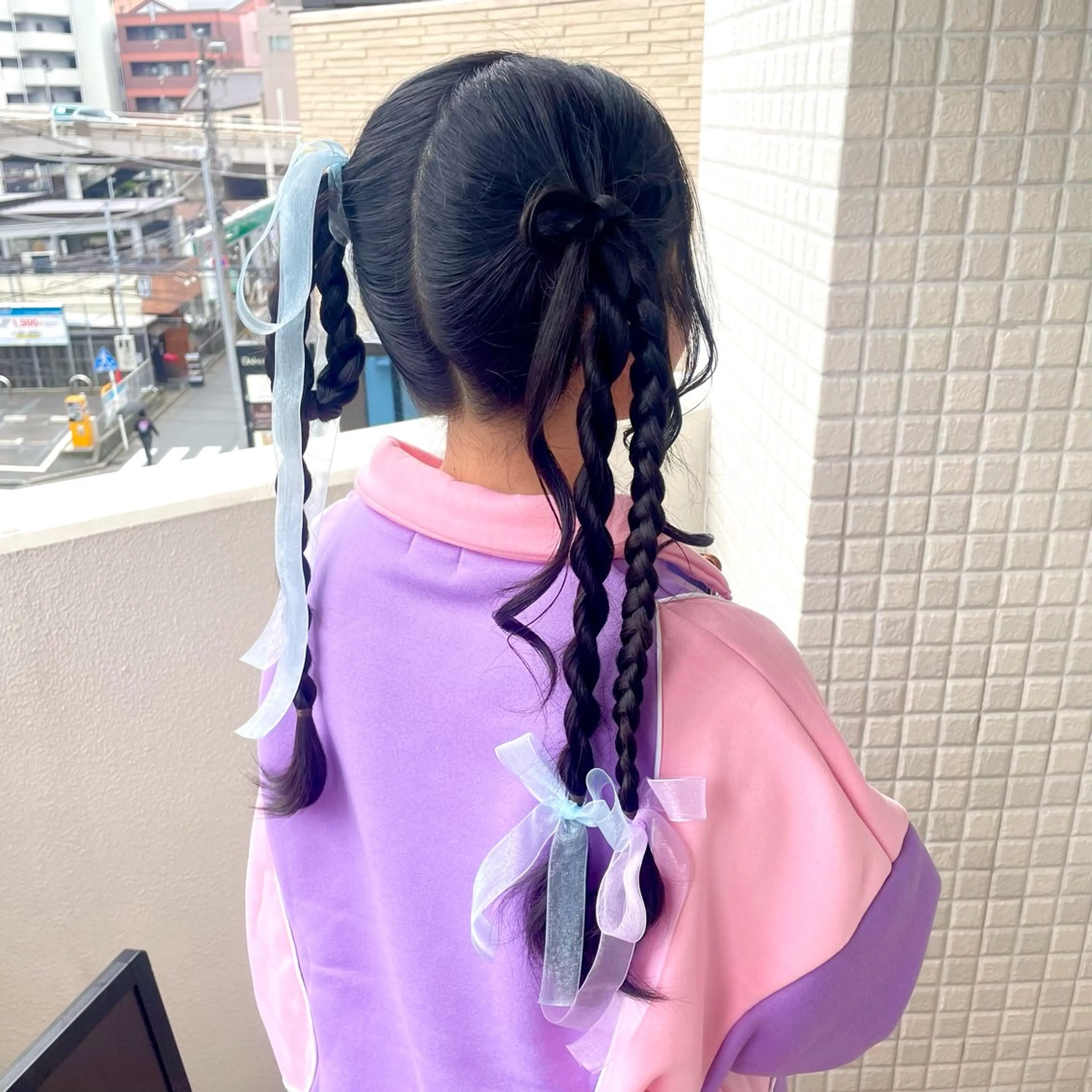 ミディアム ヘアセット ブリーチなしWカラー /艶髪/横浜/暖色のヘアスタイル