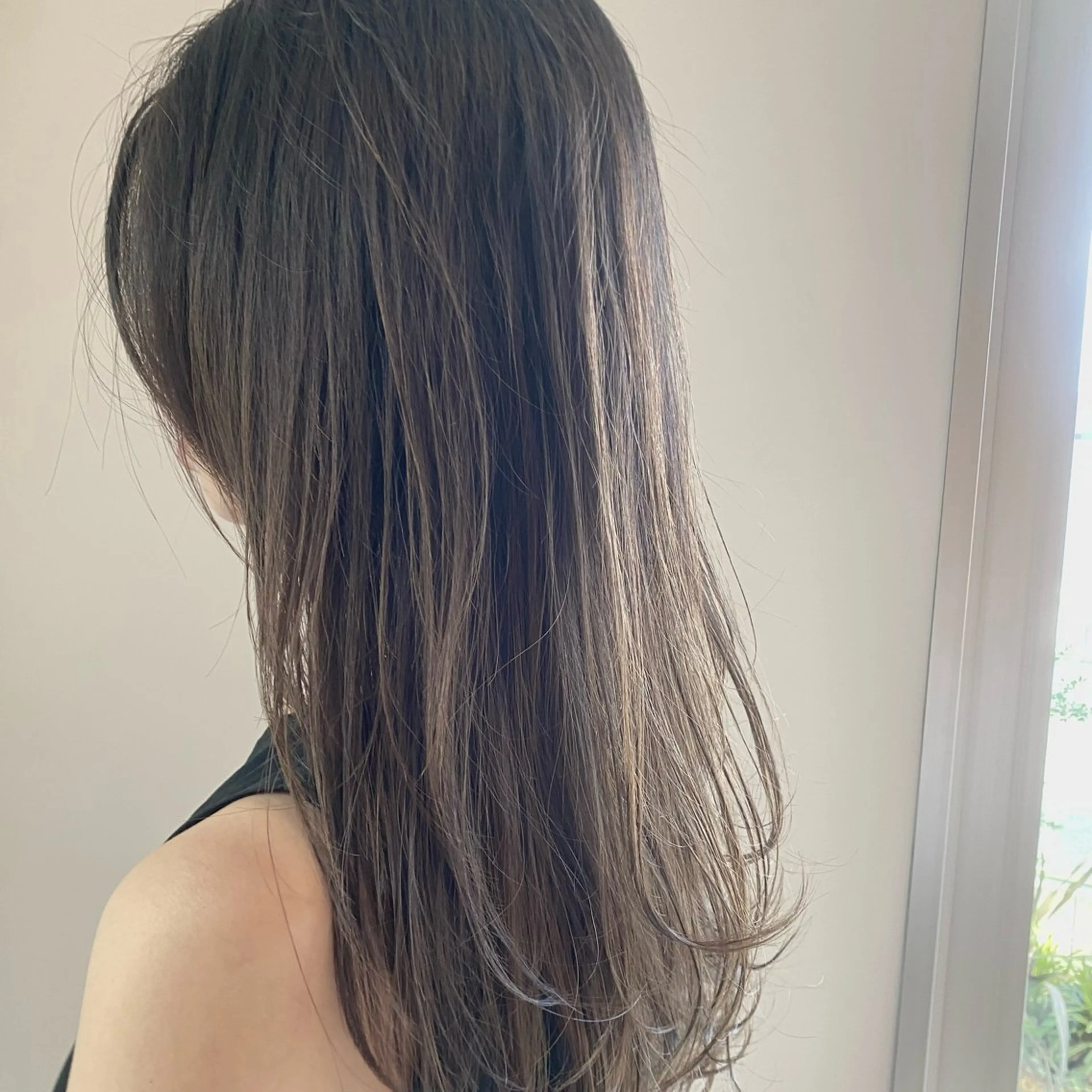 ロング カット 🕊️顔周りカット 暖色系🍒/偉楓のヘアスタイル